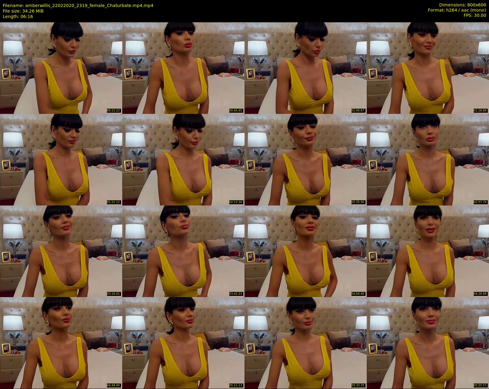 amberwillis — 7 minute Chaturbate female cam show recording, 480p, Feb 22, 2020