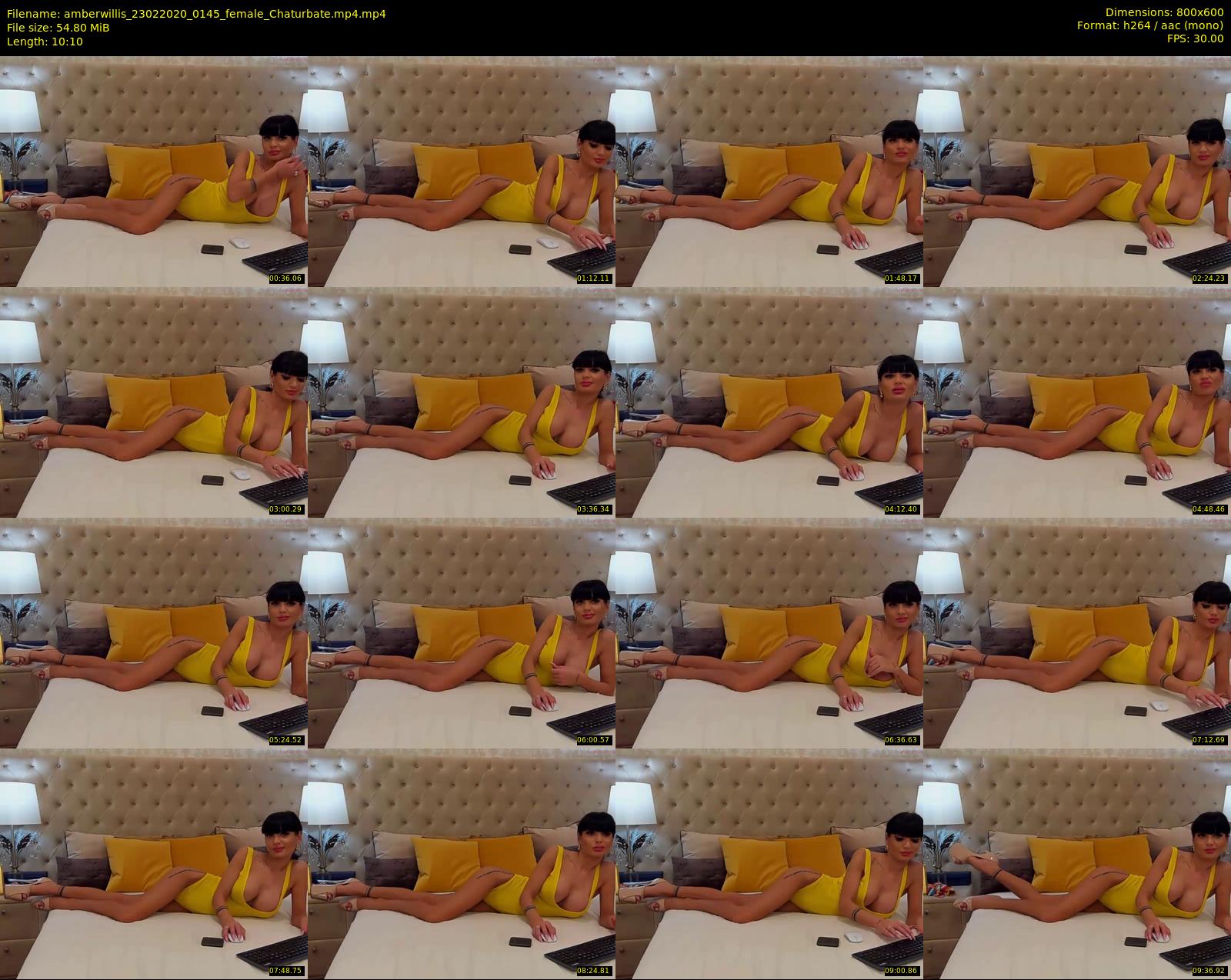 amberwillis — 11 minute Chaturbate female cam show recording, 480p, Feb 23, 2020