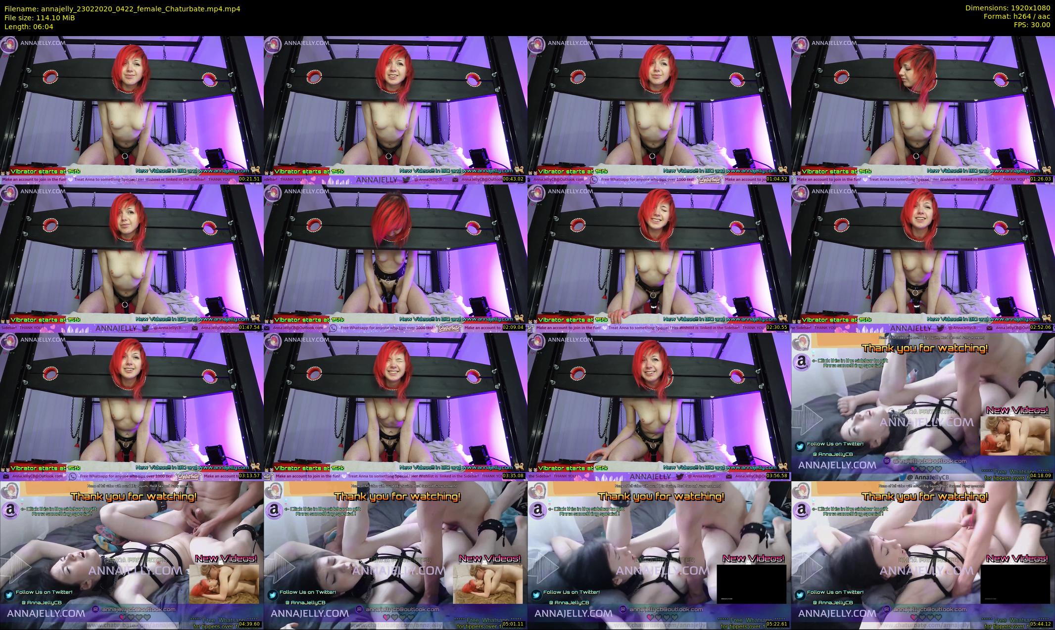 annajelly — 7 minute Chaturbate couple cam show recording, 1080p, Feb 23, 2020