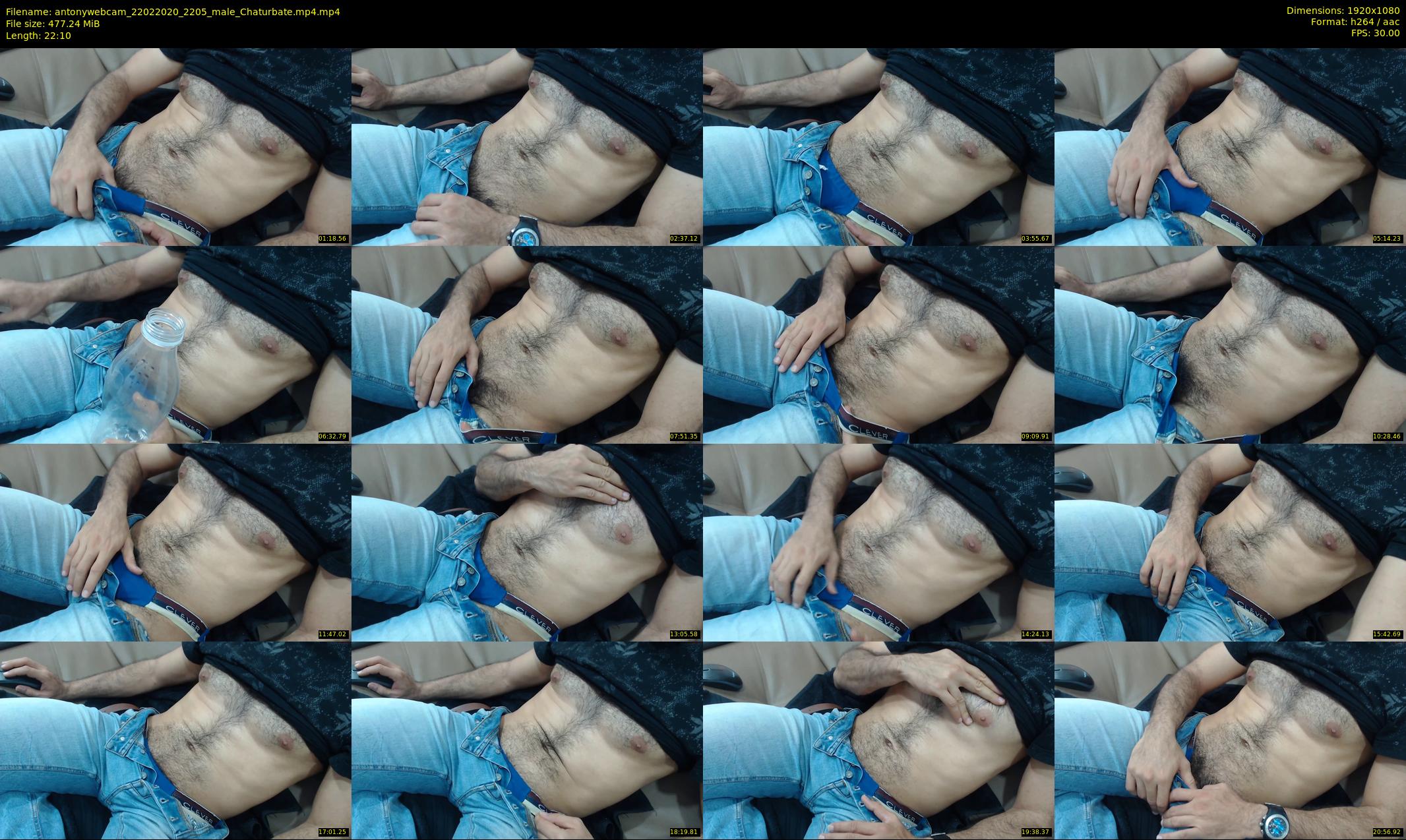 antonywebcam — 23 minute Chaturbate male cam show recording, 1080p, Feb 22, 2020