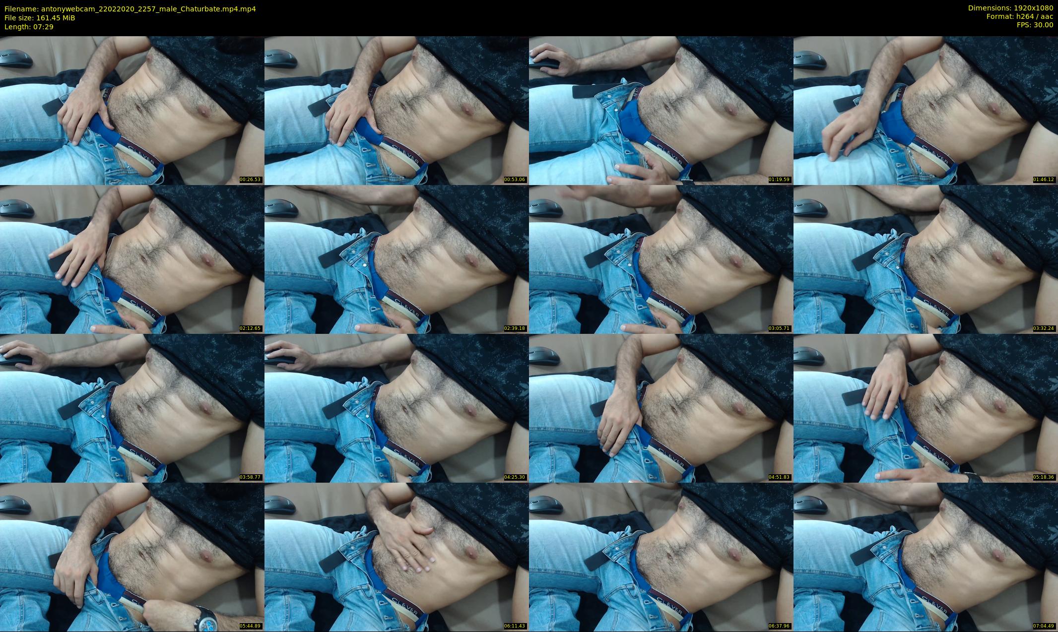 antonywebcam — 8 minute Chaturbate male cam show recording, 1080p, Feb 22, 2020