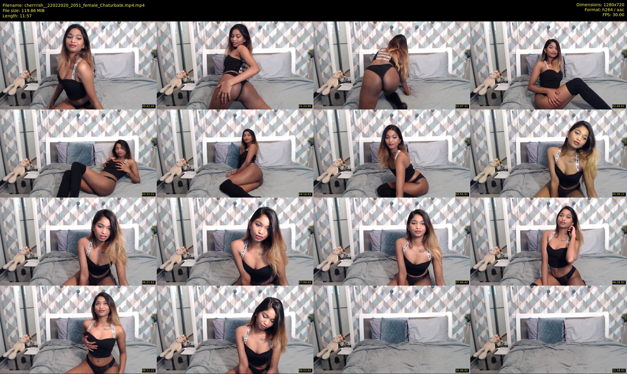 cherrrish_ — 12 minute Chaturbate female cam show recording, 720p, Feb 22, 2020