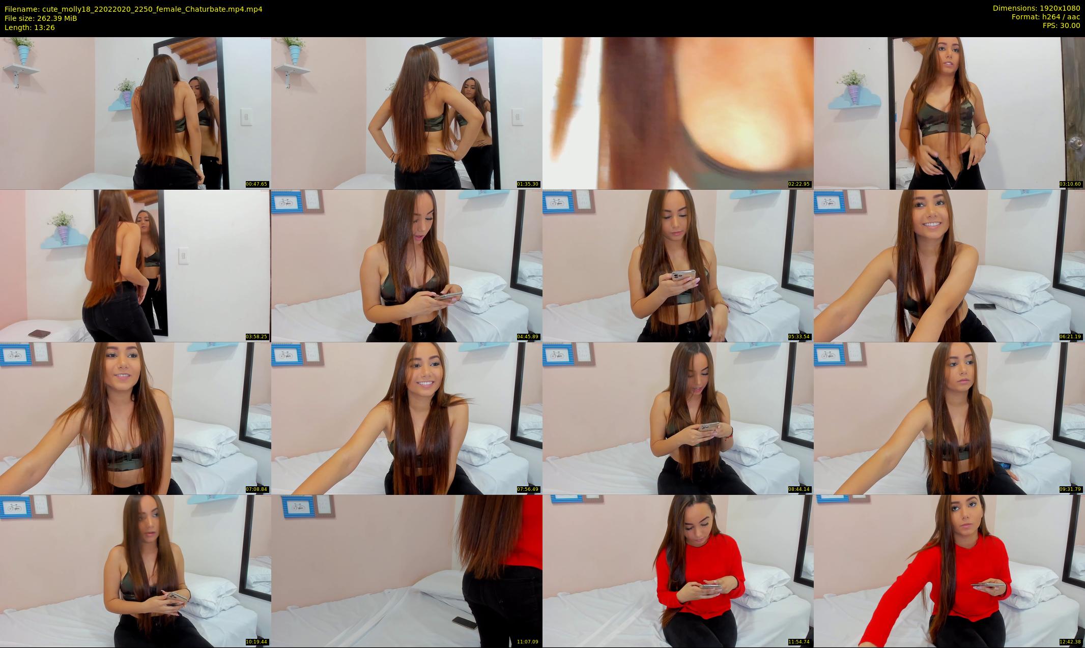 cute_molly18 — 14 minute Chaturbate female cam show recording, 1080p, Feb 22, 2020