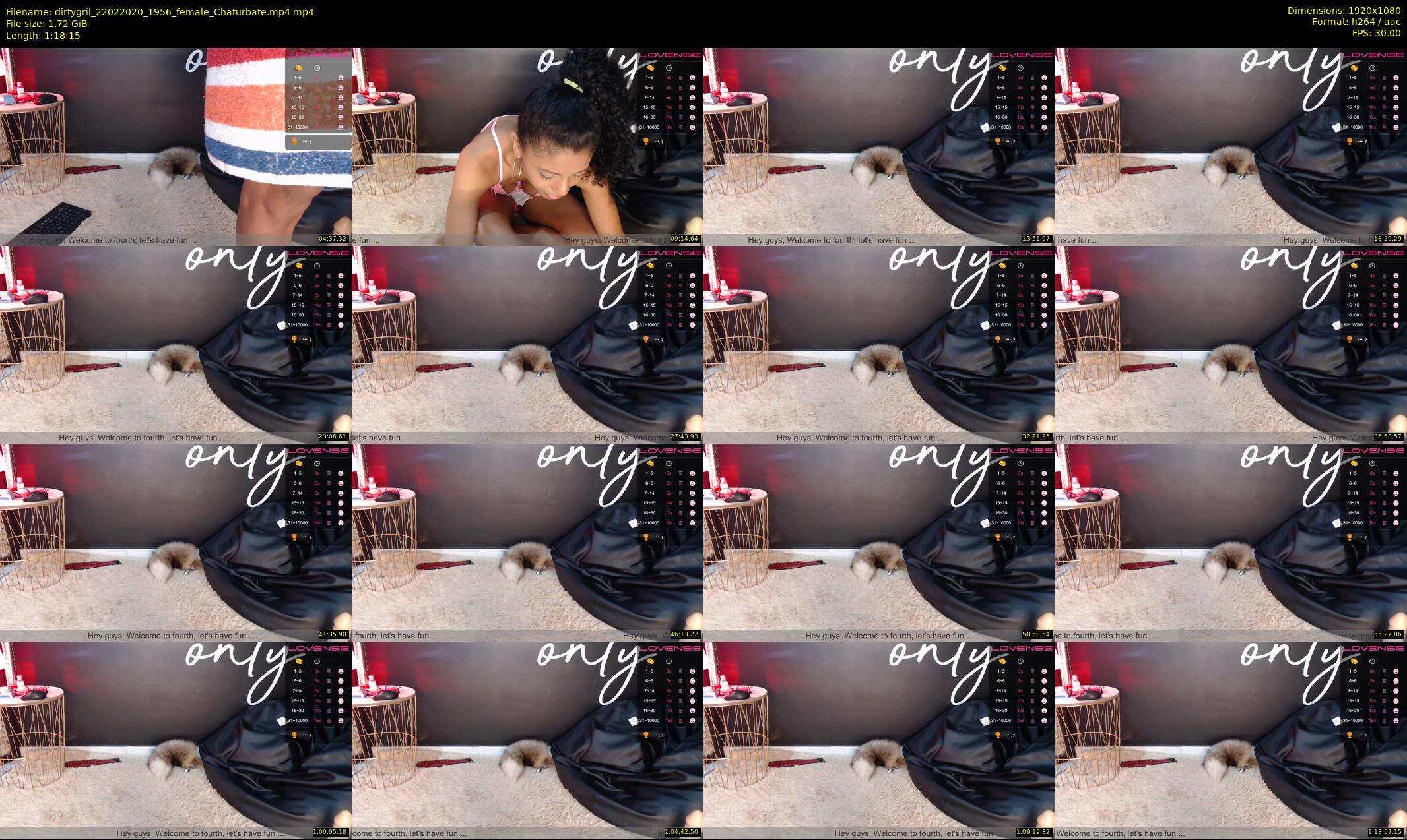dirtygril — 79 minute Chaturbate female cam show recording, 1080p, Feb 22, 2020