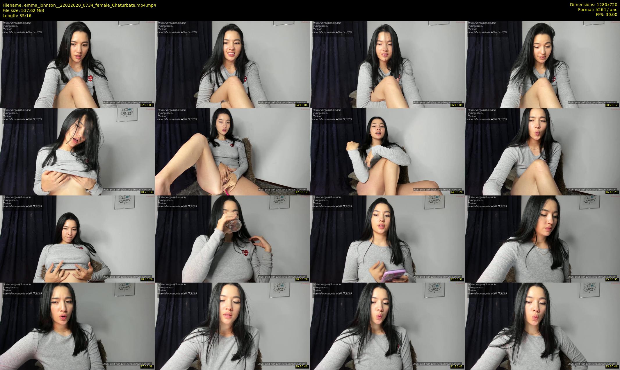 emma_johnson_ — 36 minute Chaturbate female cam show recording, 720p, Feb 22, 2020
