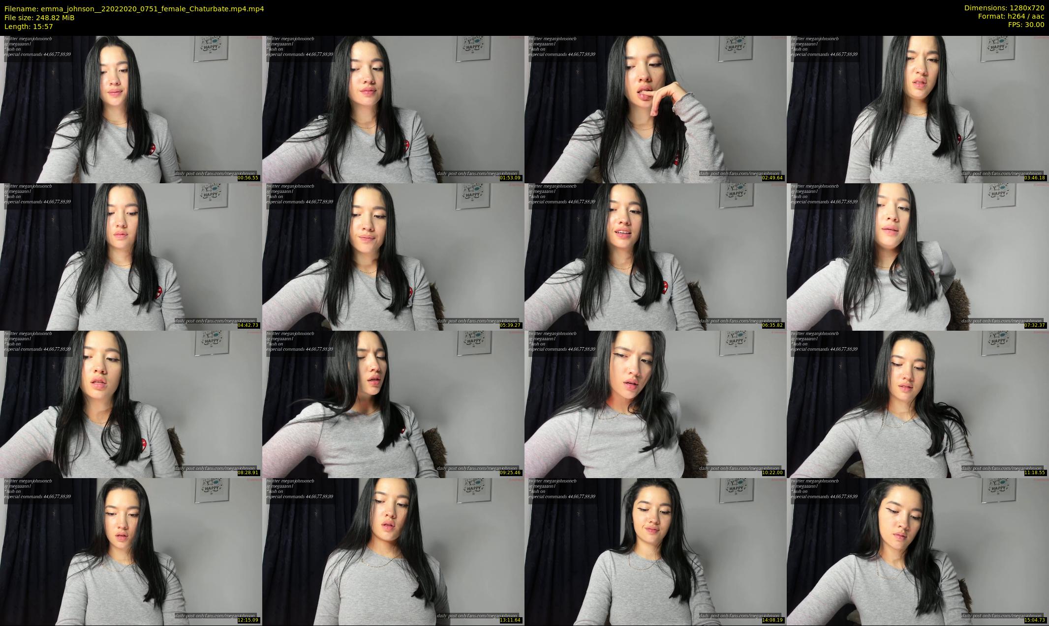 emma_johnson_ — 16 minute Chaturbate female cam show recording, 720p, Feb 22, 2020