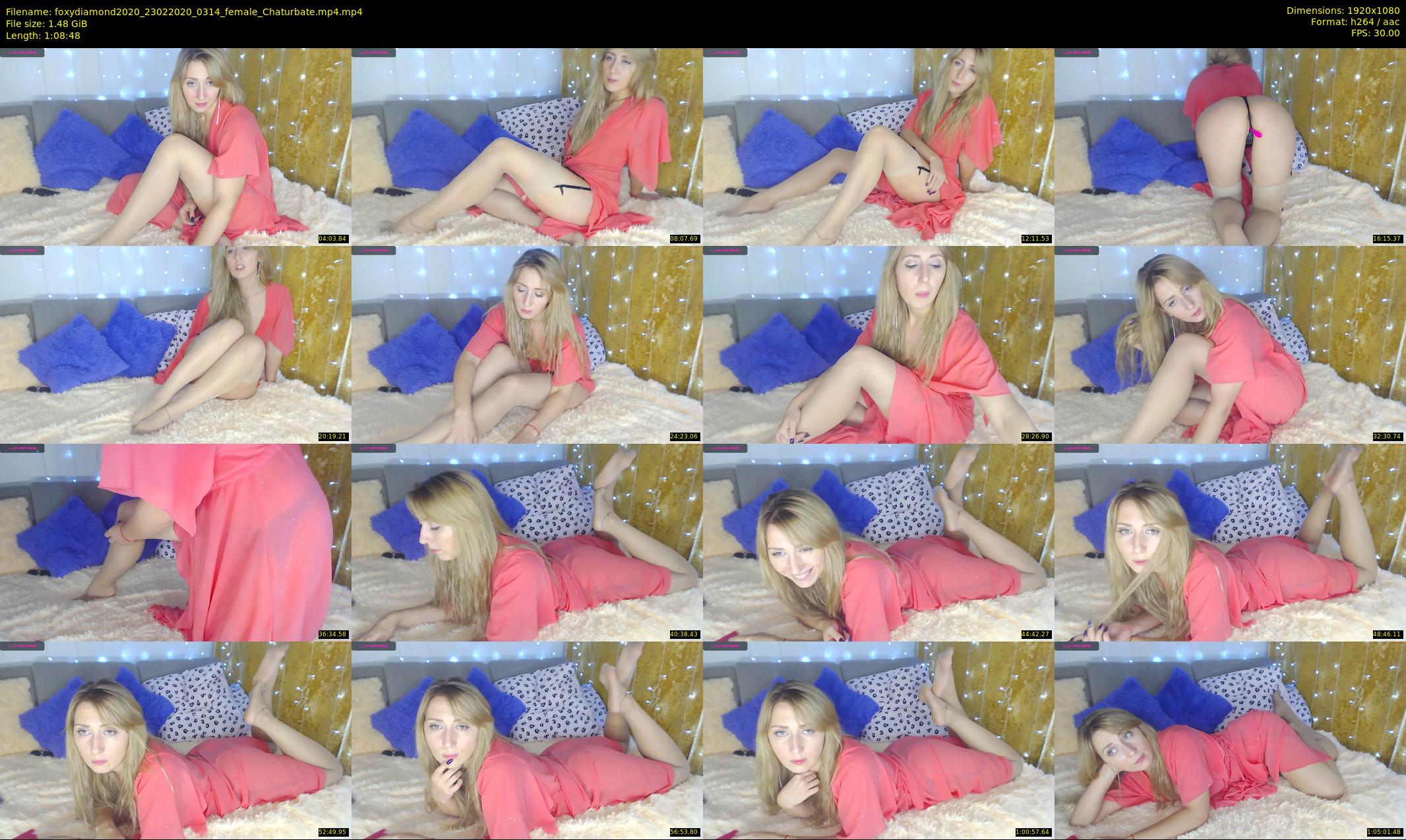 foxydiamond2020 — 69 minute Chaturbate female cam show recording, 1080p, Feb 23, 2020