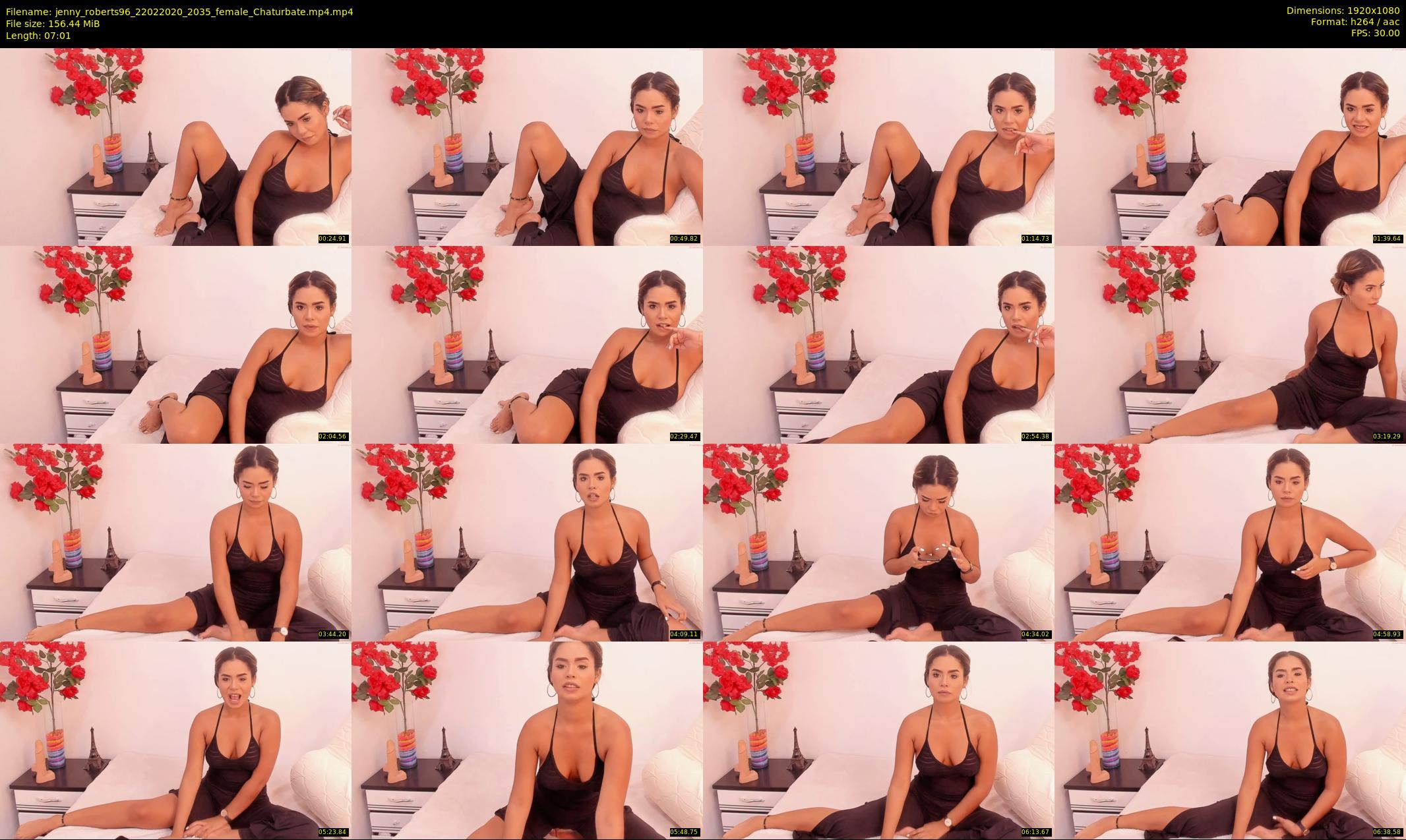 jenny_roberts96 — 8 minute Chaturbate female cam show recording, 1080p, Feb 22, 2020
