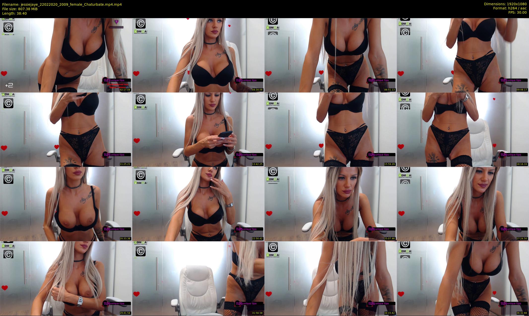 jessiejaye — 39 minute Chaturbate female cam show recording, 1080p, Feb 22, 2020
