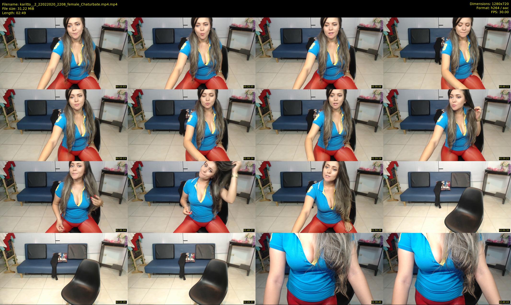 karitto__2 — 3 minute Chaturbate female cam show recording, 720p, Feb 22, 2020