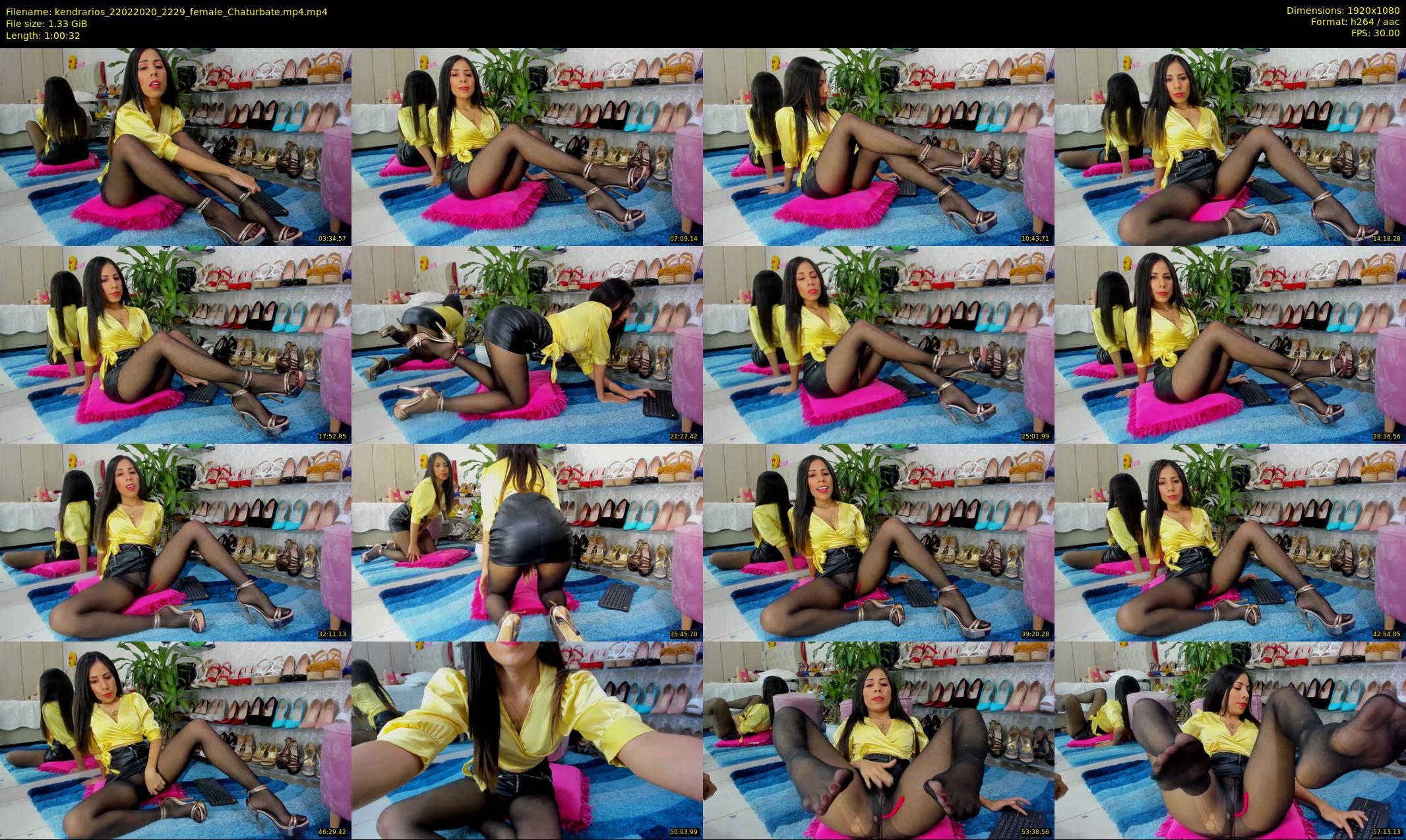 kendrarios — 61 minute Chaturbate female cam show recording, 1080p, Feb 22, 2020
