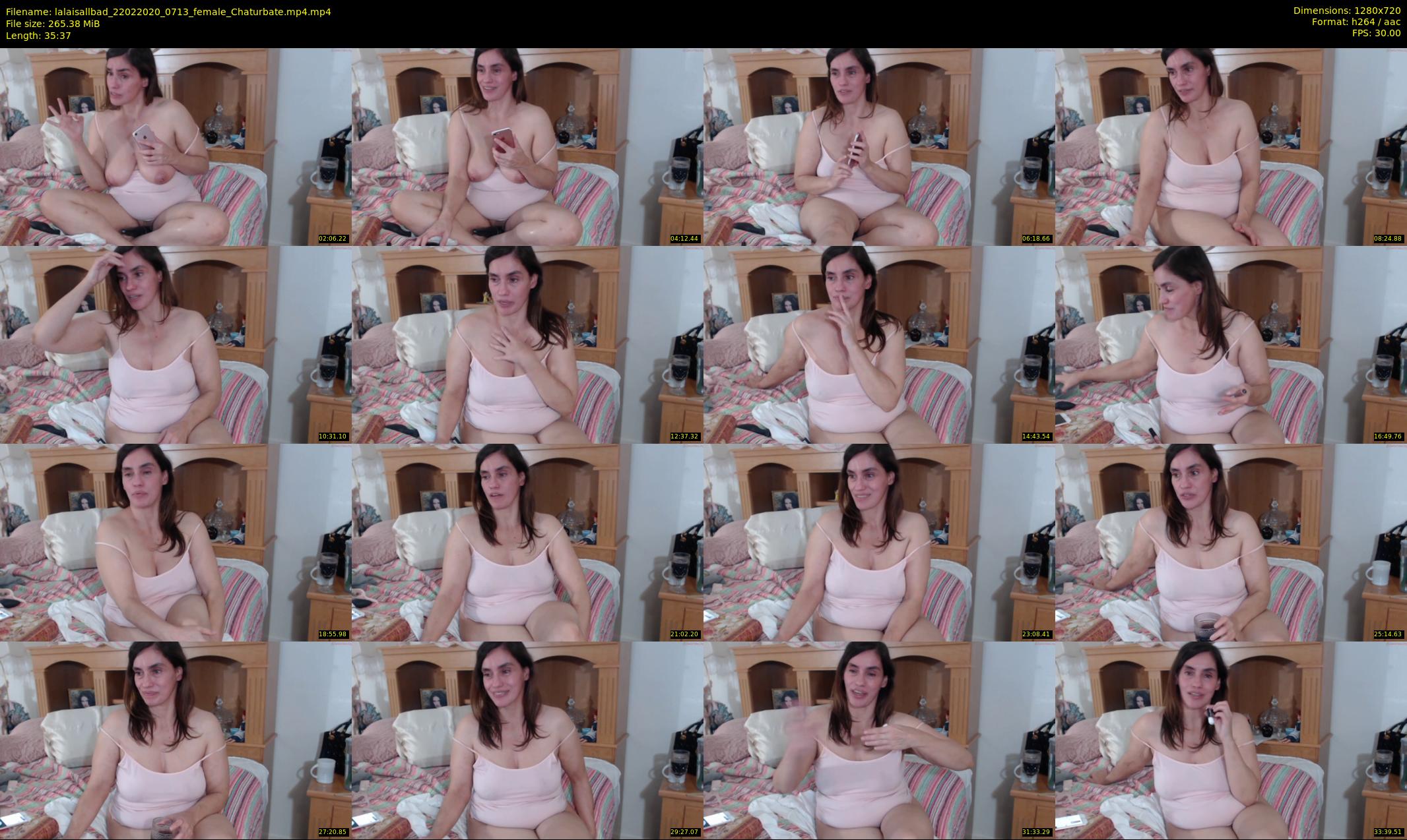 lalaisallbad — 36 minute Chaturbate female cam show recording, 720p, Feb 22, 2020