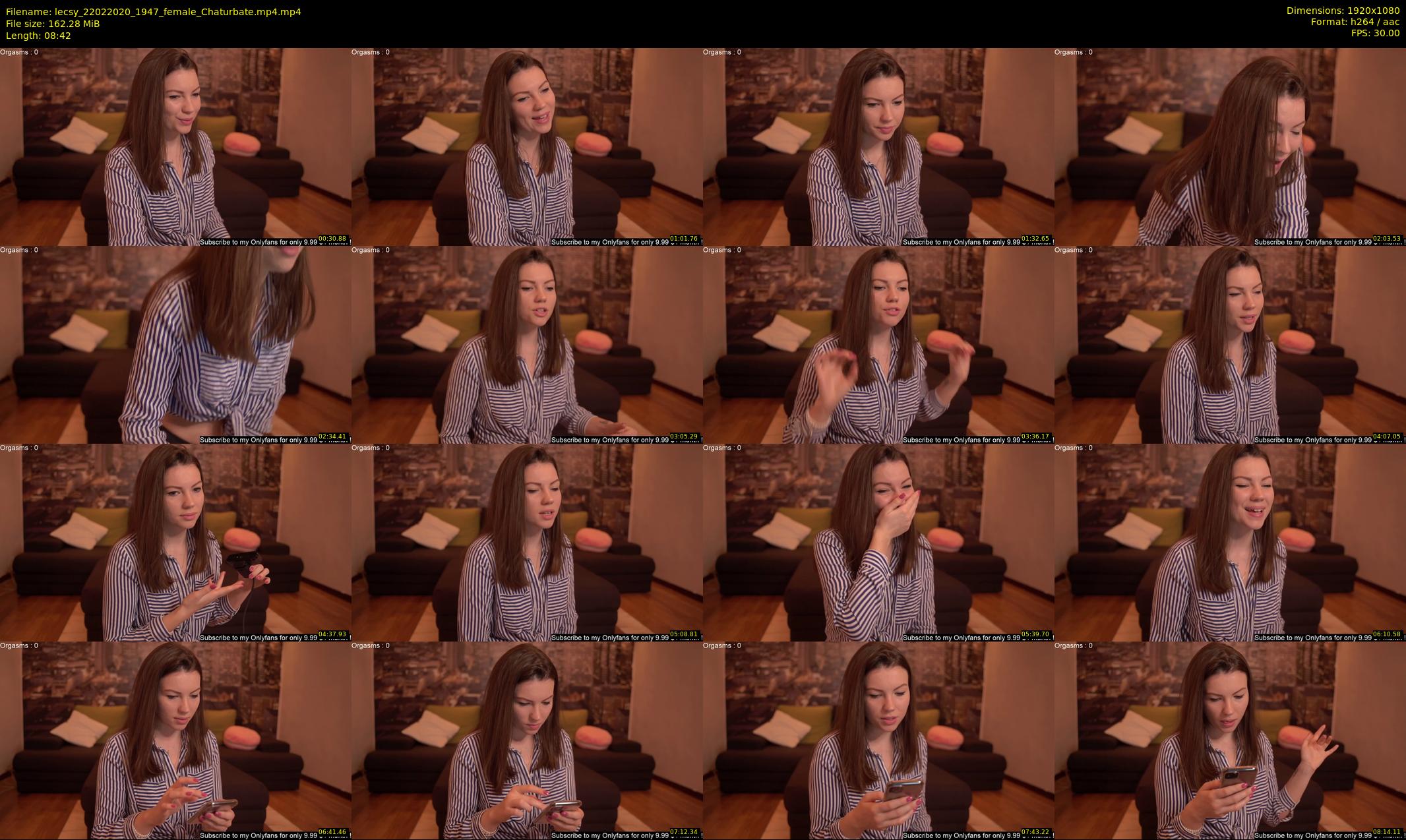 lecsy — 9 minute Chaturbate female cam show recording, 1080p, Feb 22, 2020
