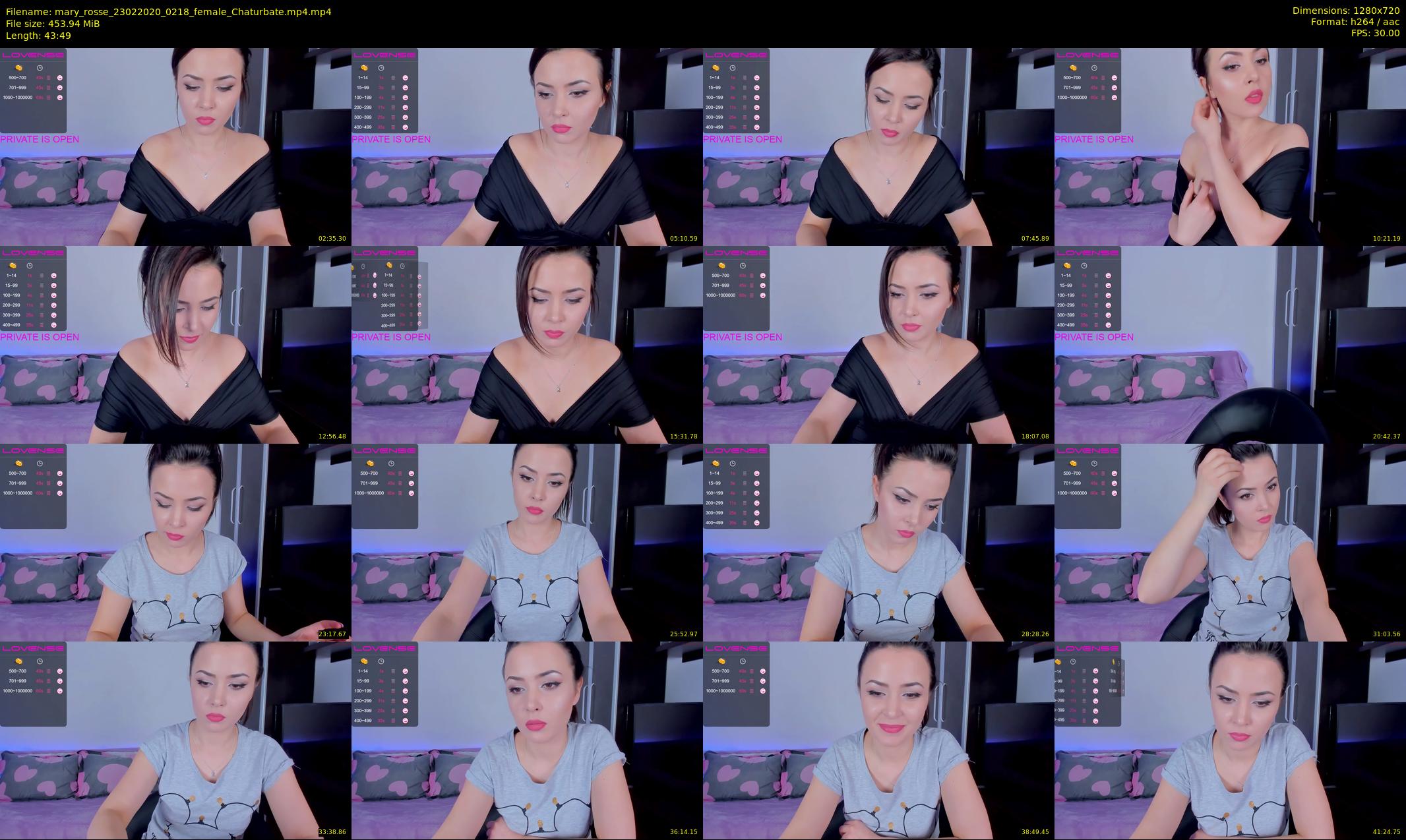 mary_rosse — 44 minute Chaturbate couple cam show recording, 720p, Feb 23, 2020
