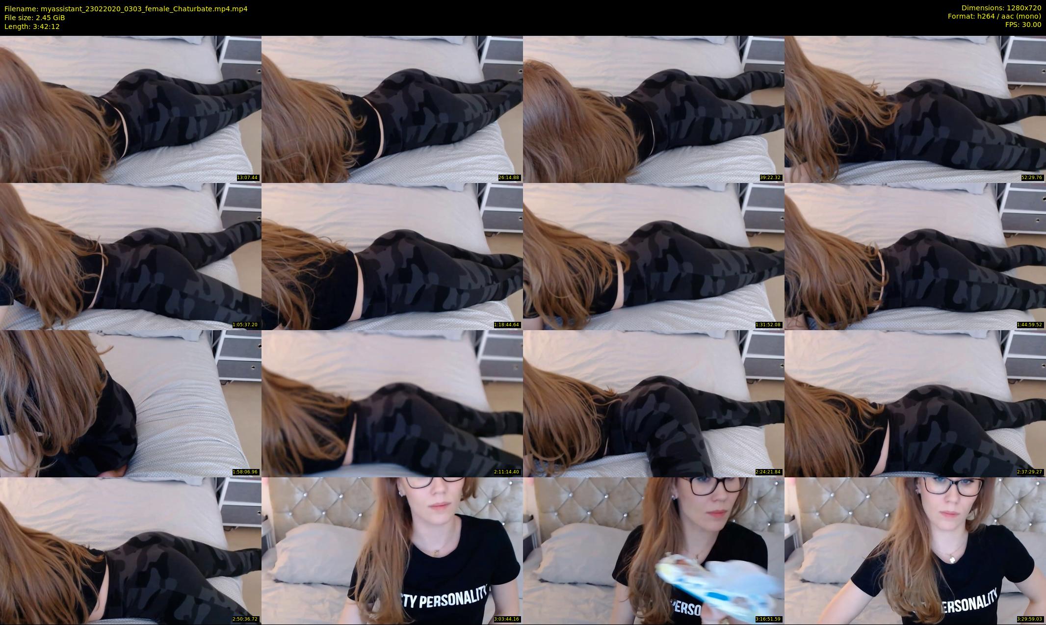 myassistant — 223 minute Chaturbate female cam show recording, 720p, Feb 23, 2020