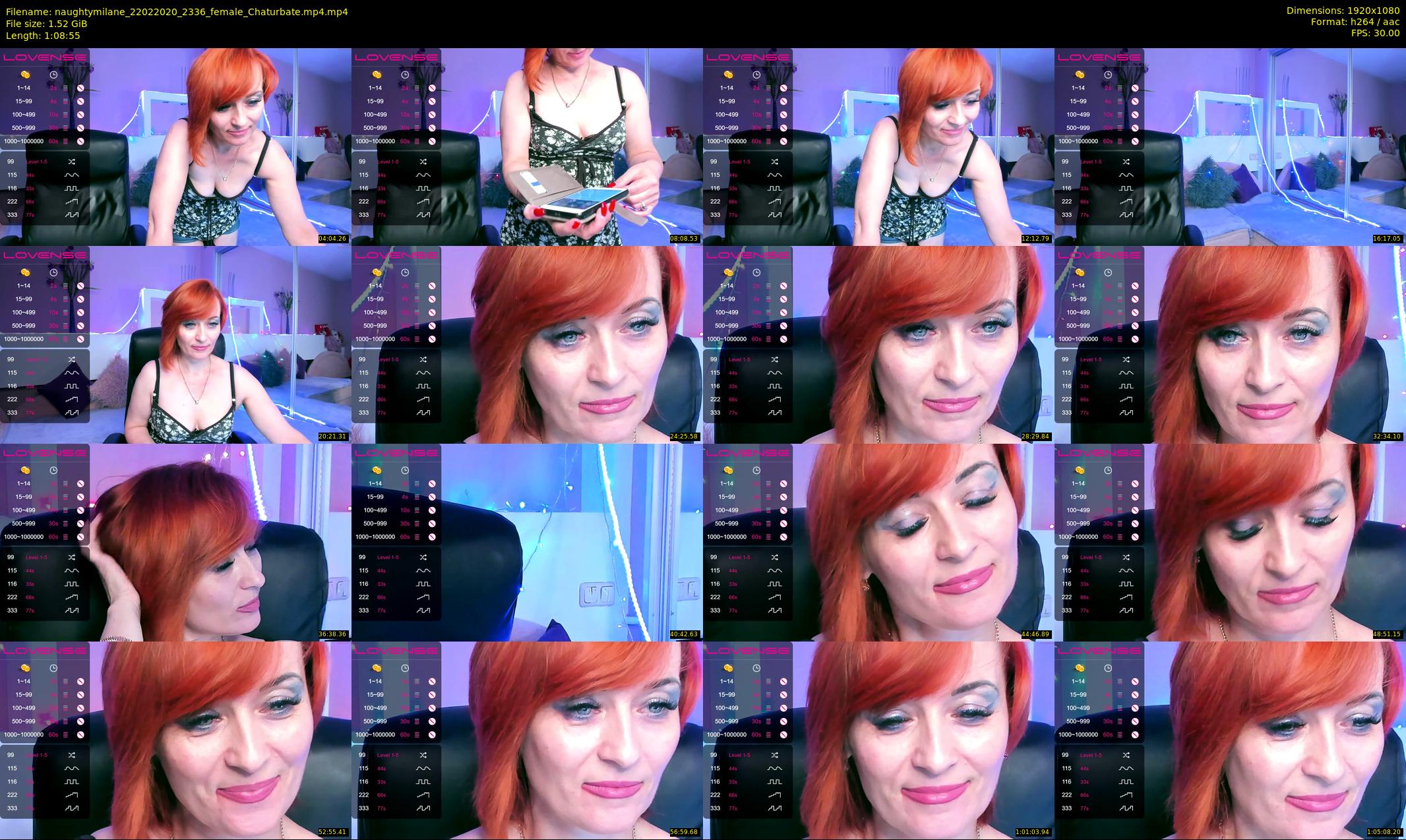 naughtymilane — 69 minute Chaturbate female cam show recording, 1080p, Feb 22, 2020
