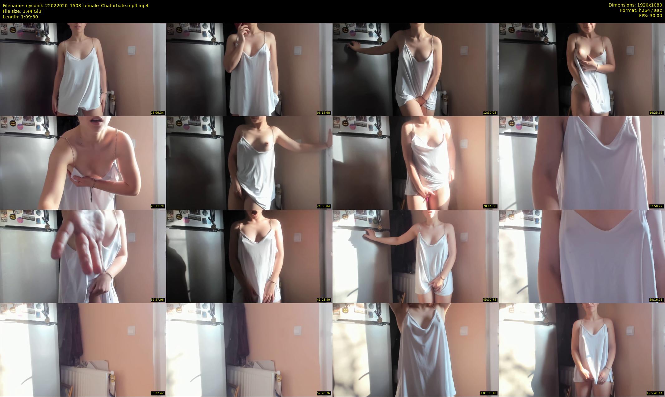 nyconik — 70 minute Chaturbate female cam show recording, 1080p, Feb 22, 2020