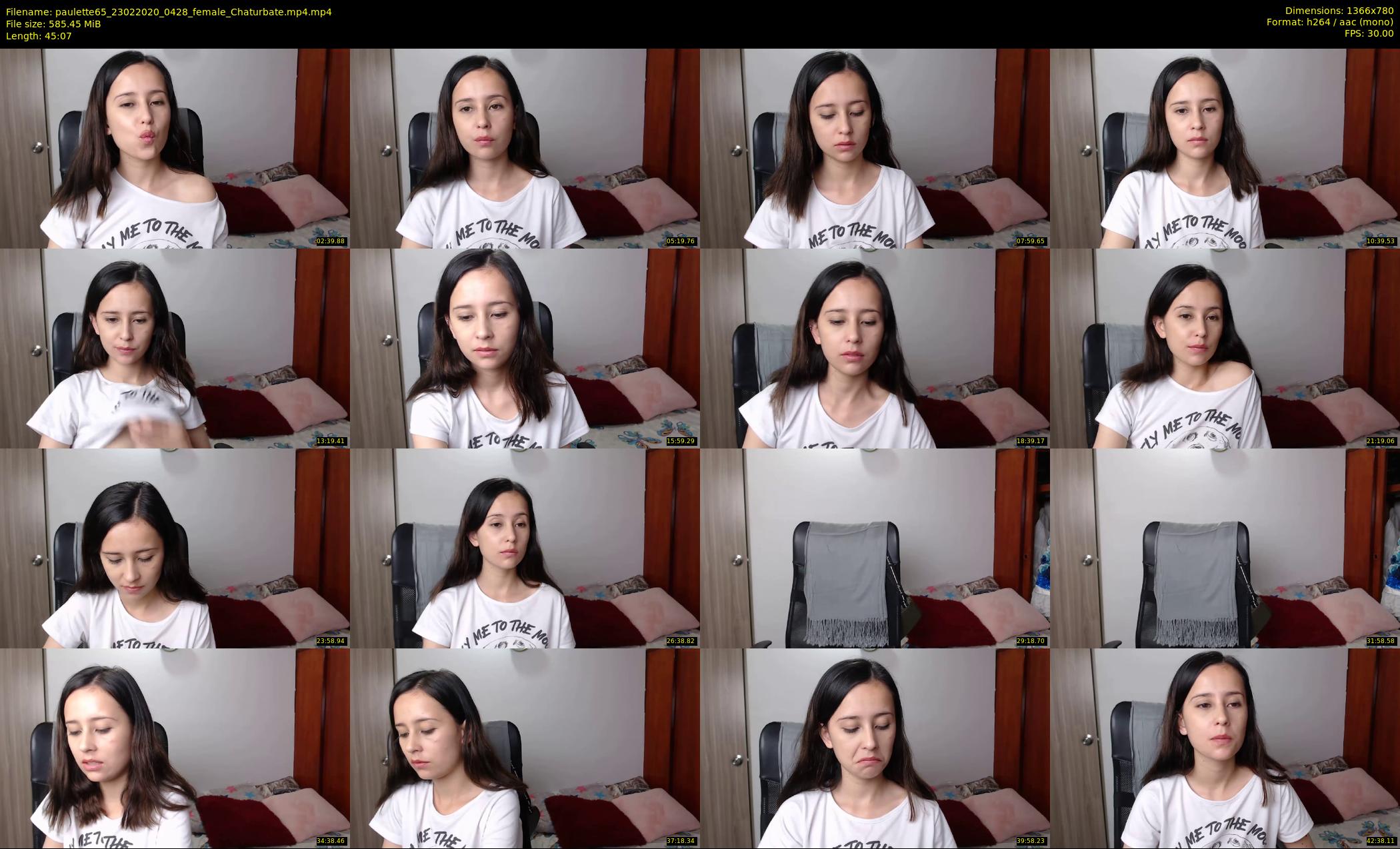 paulette65 — 46 minute Chaturbate female cam show recording, 720p, Feb 23, 2020