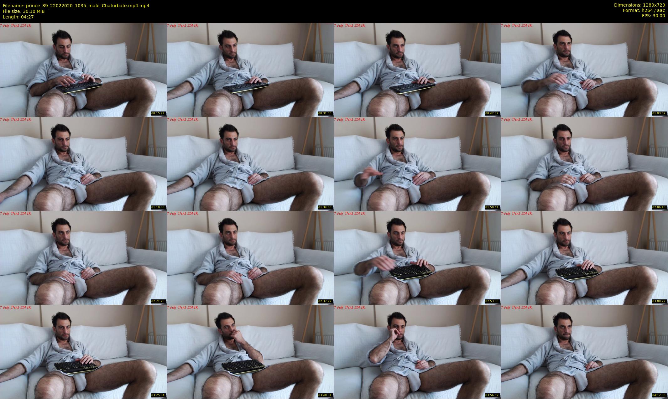 prince_89 — 5 minute Chaturbate male cam show recording, 720p, Feb 22, 2020