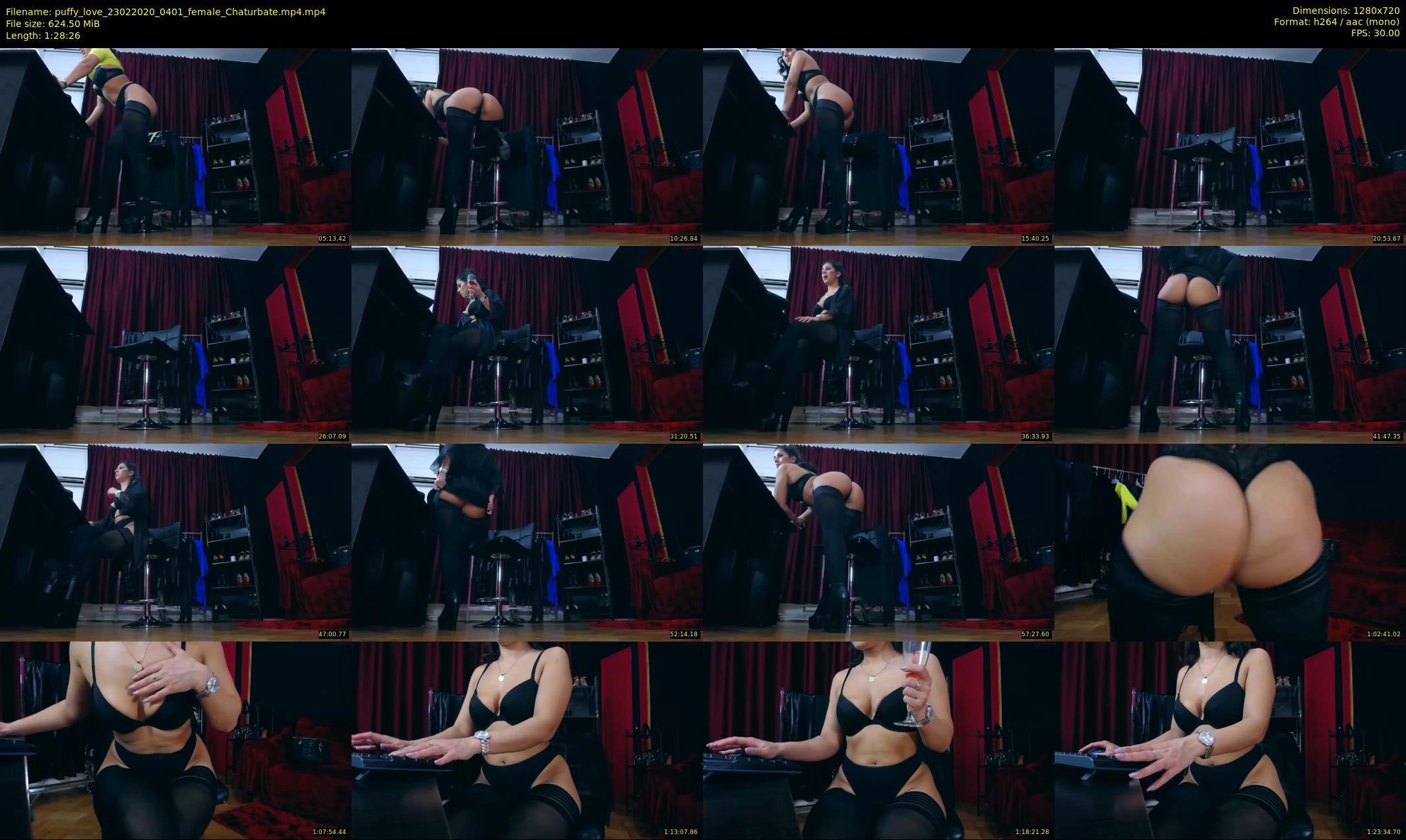 puffy_love — 89 minute Chaturbate female cam show recording, 720p, Feb 23, 2020