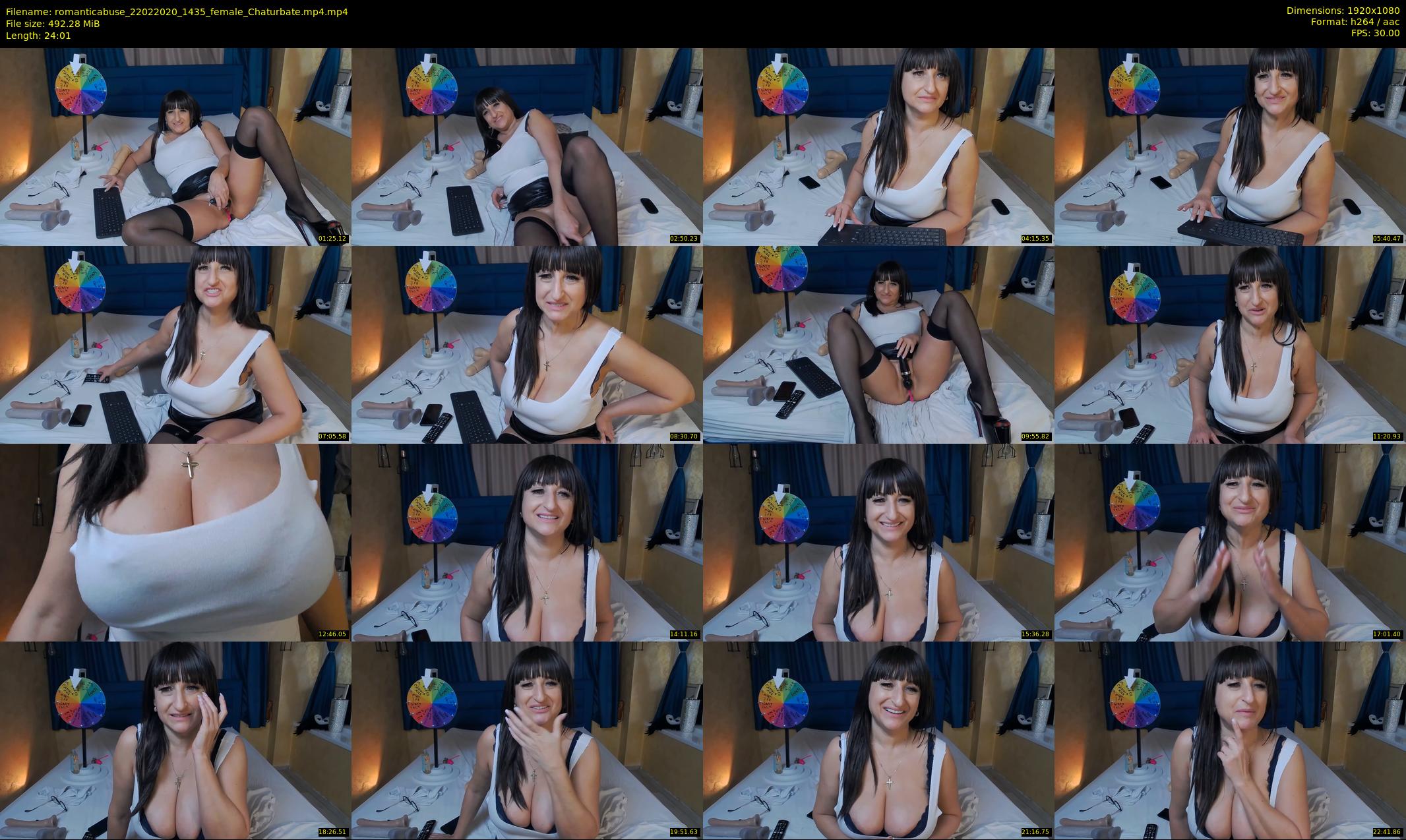 romanticabuse — 25 minute Chaturbate female cam show recording, 1080p, Feb 22, 2020