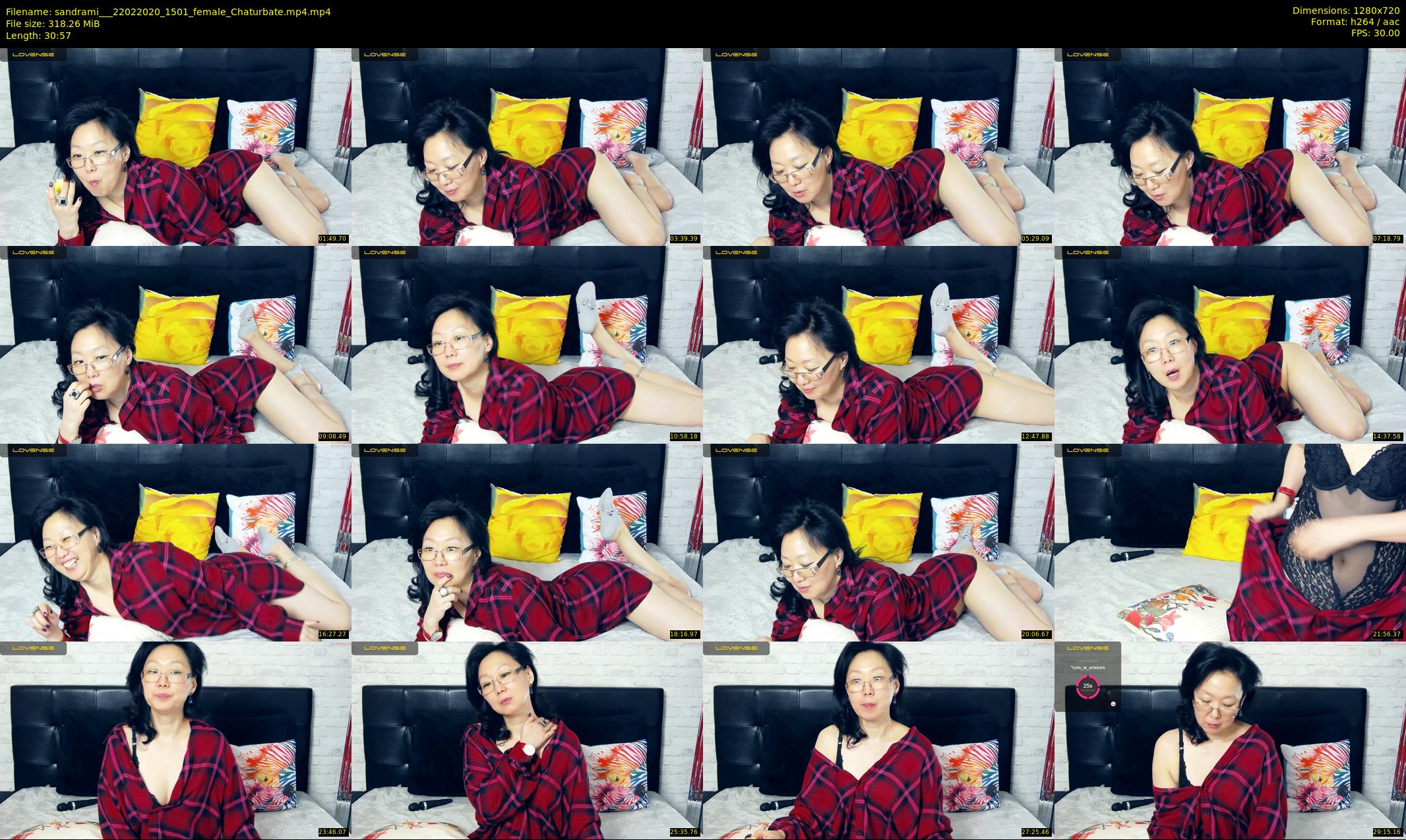 sandrami__ — 31 minute Chaturbate female cam show recording, 720p, Feb 22, 2020