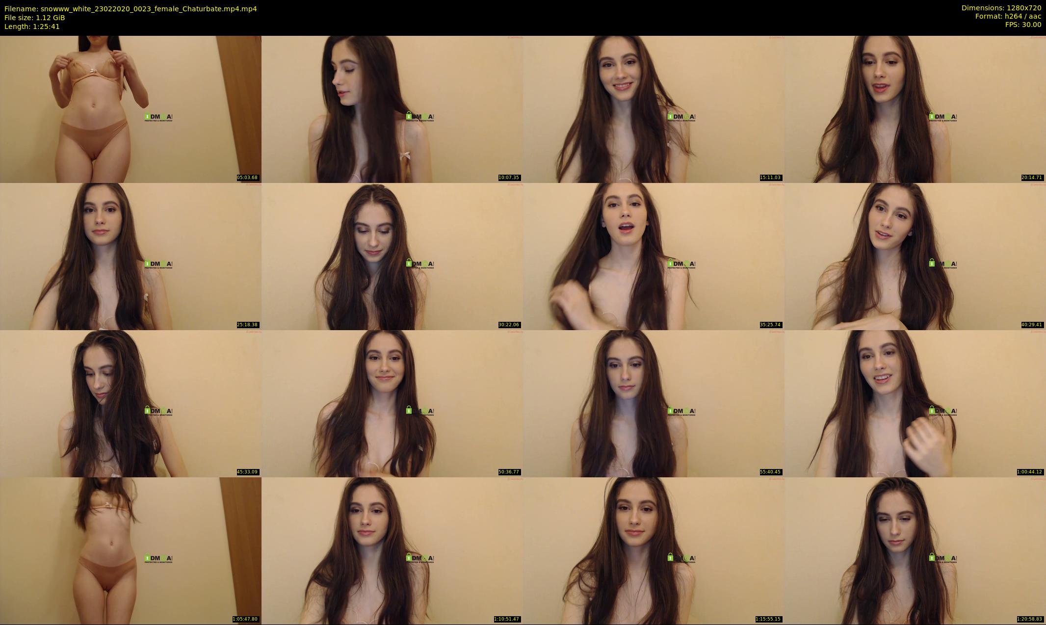 snowww_white — 86 minute Chaturbate female cam show recording, 720p, Feb 23, 2020