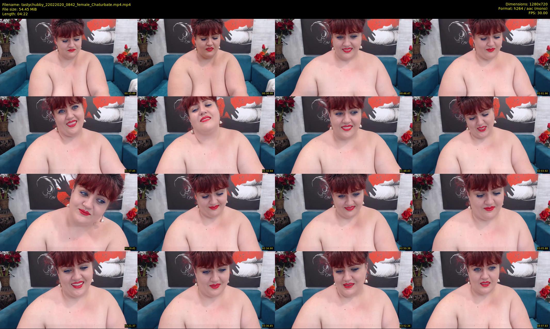 tastychubby — 5 minute Chaturbate female cam show recording, 720p, Feb 22, 2020