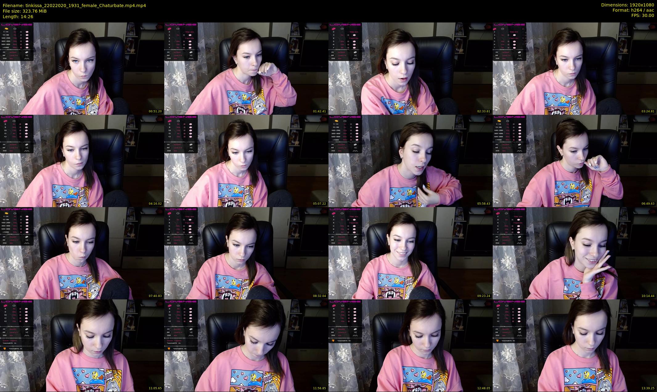 tinkissa — 15 minute Chaturbate couple cam show recording, 1080p, Feb 22, 2020