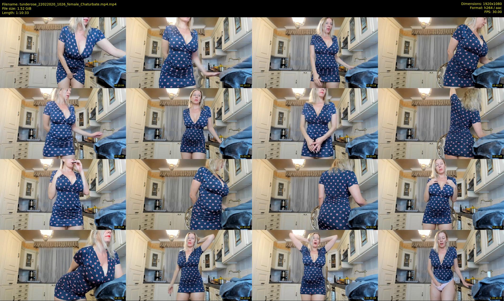 tunderose — 71 minute Chaturbate female cam show recording, 1080p, Feb 22, 2020