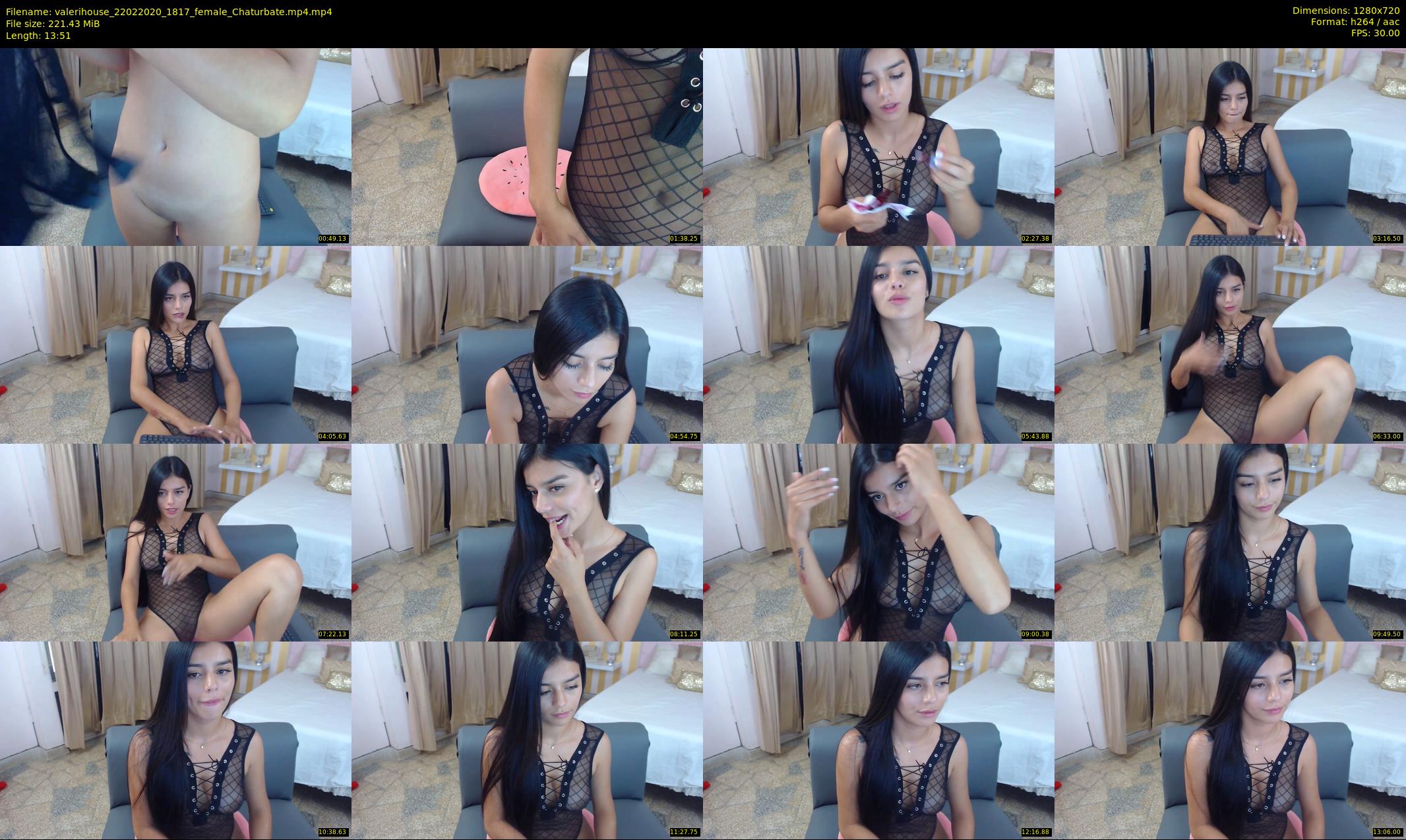 valerihouse — 14 minute Chaturbate female cam show recording, 720p, Feb 22, 2020