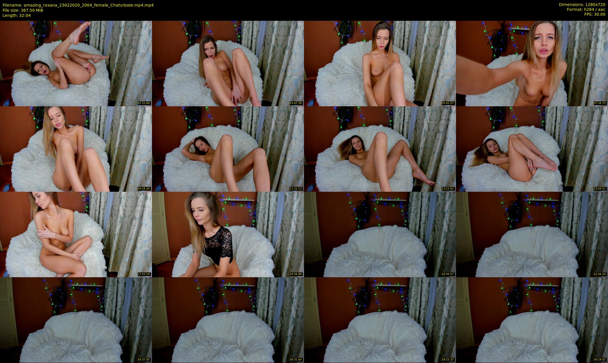 amazing_roxana — 33 minute Chaturbate female cam show recording, 720p, Feb 23, 2020
