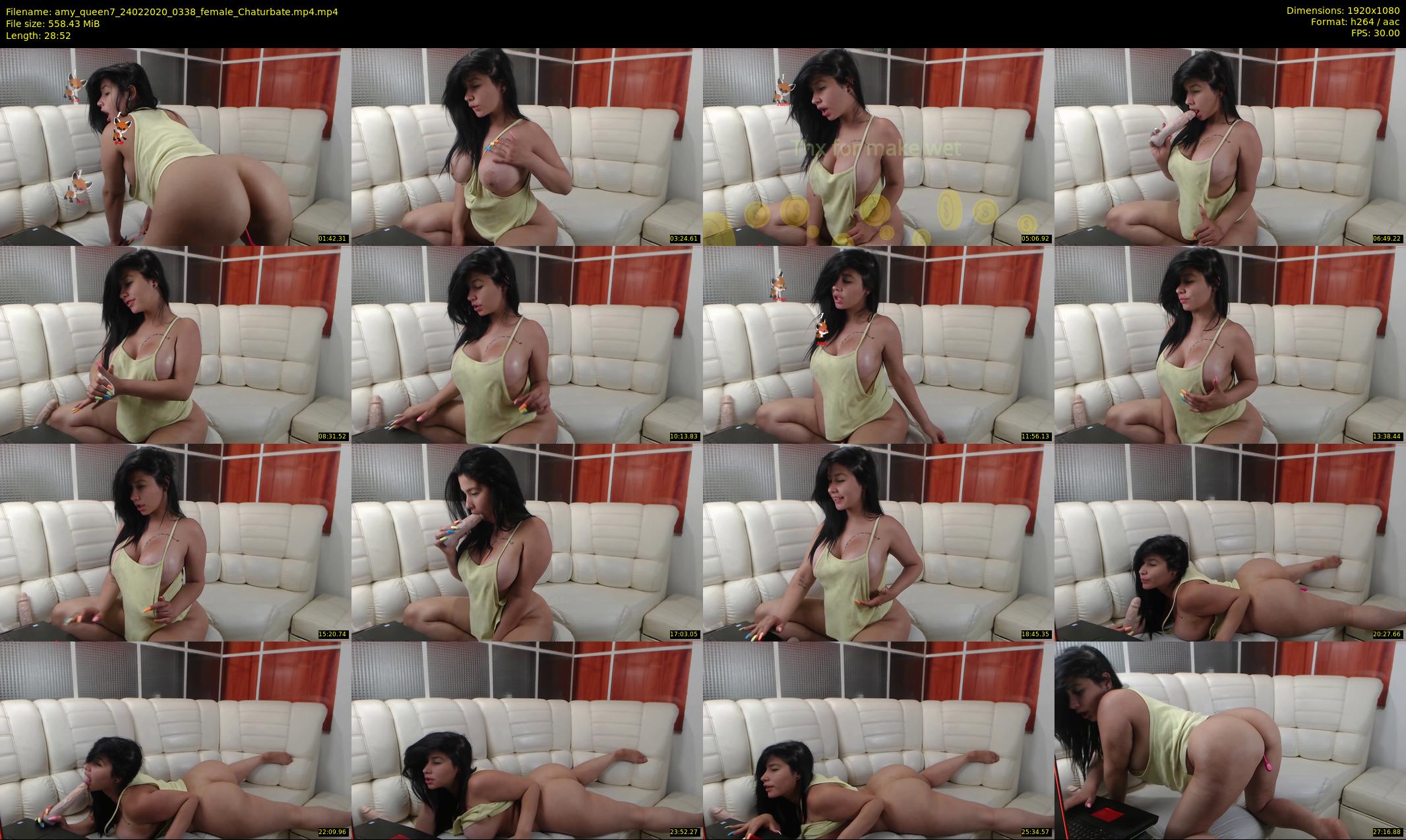 amy_queen7 — 29 minute Chaturbate female cam show recording, 1080p, Feb 24, 2020