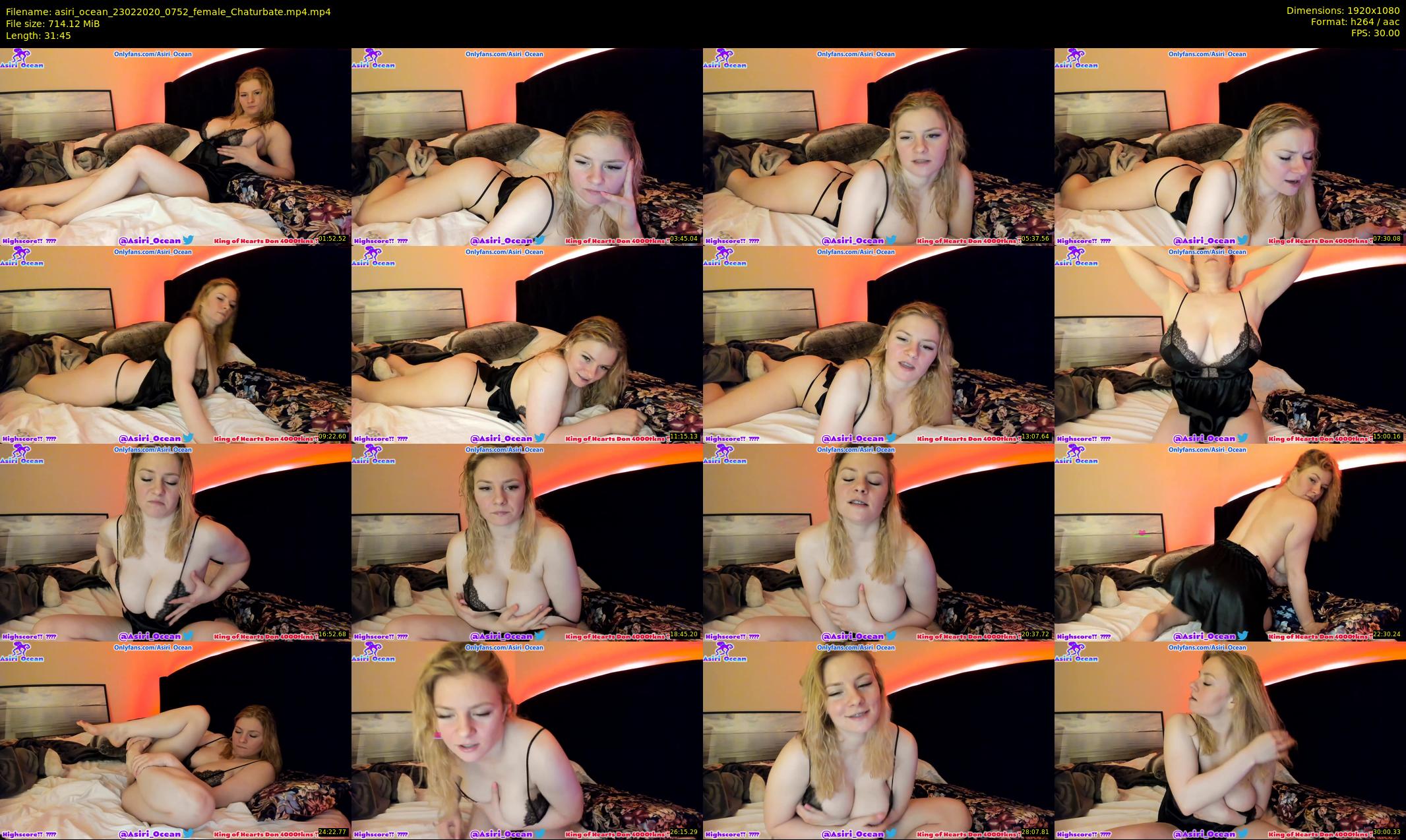 asiri_ocean — 32 minute Chaturbate female cam show recording, 1080p, Feb 23, 2020