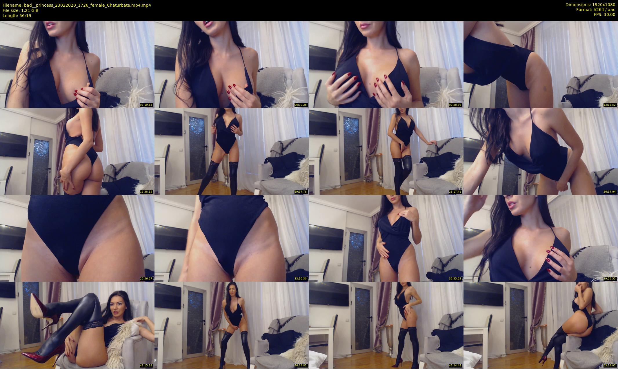 bad__princess — 57 minute Chaturbate female cam show recording, 1080p, Feb 23, 2020