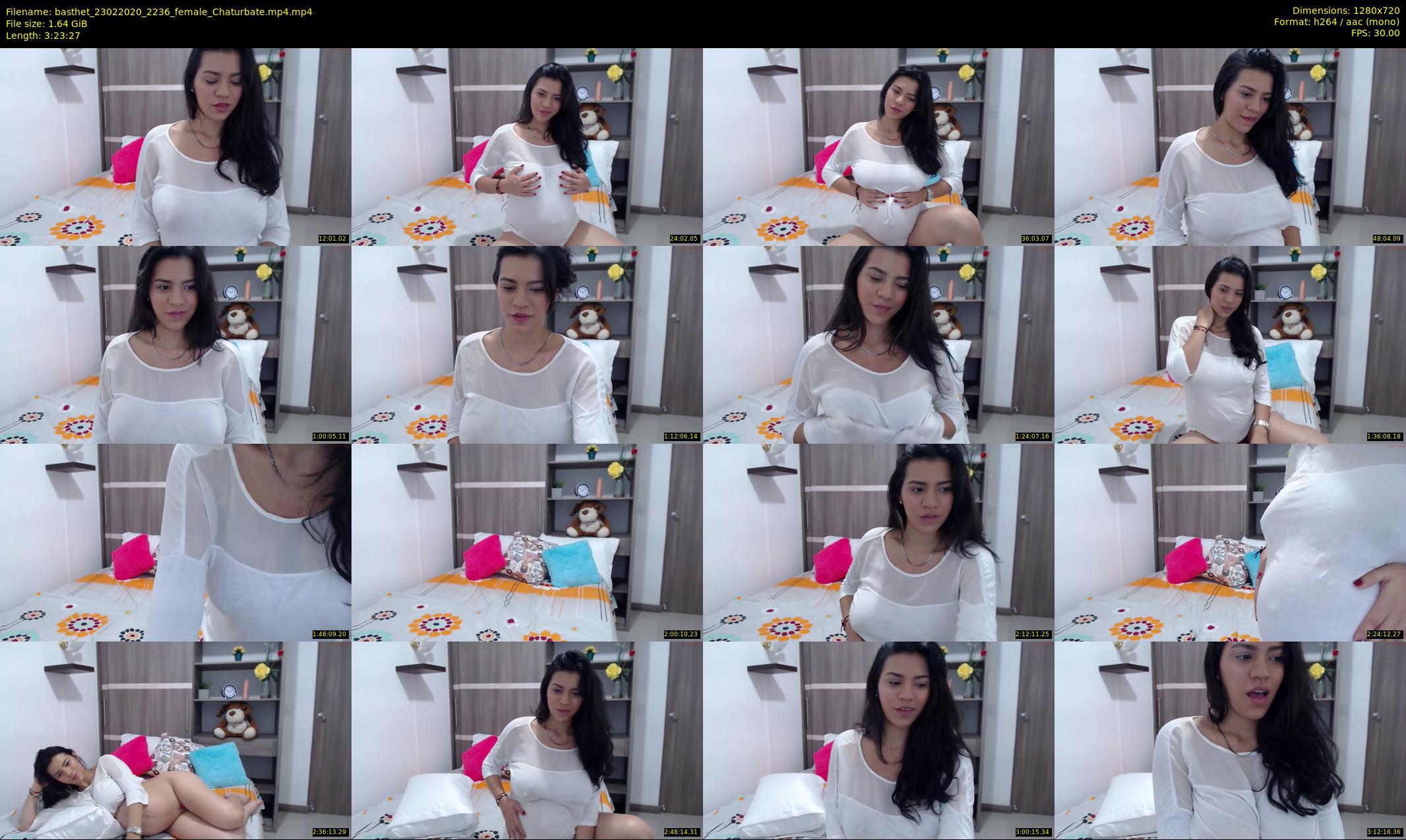 basthet — 204 minute Chaturbate female cam show recording, 720p, Feb 23, 2020
