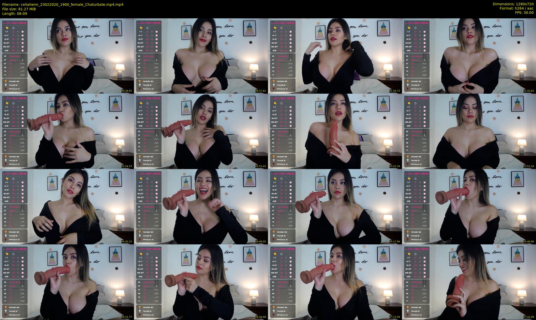 celiahenn — 9 minute Chaturbate female cam show recording, 720p, Feb 23, 2020