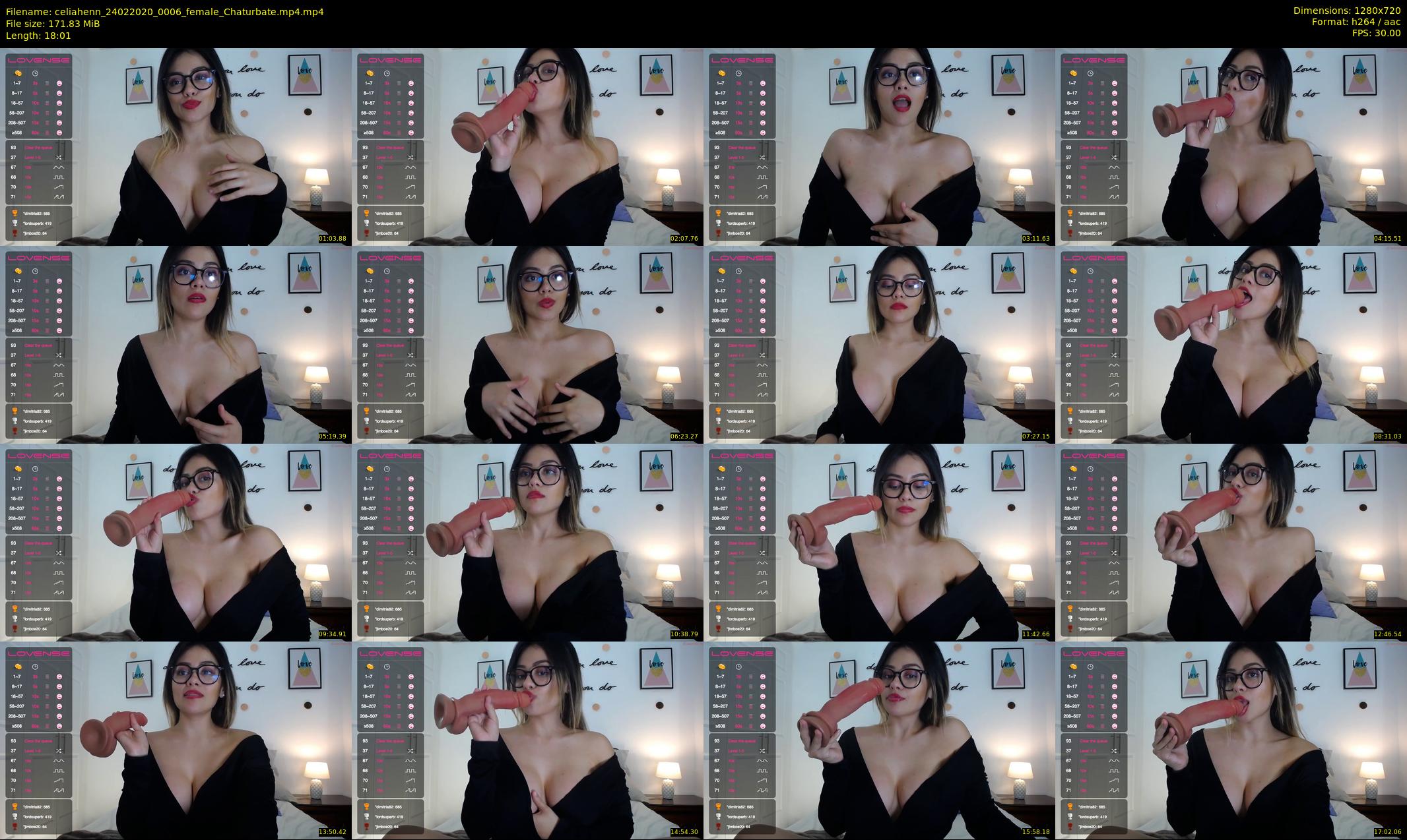 celiahenn — 19 minute Chaturbate female cam show recording, 720p, Feb 24, 2020