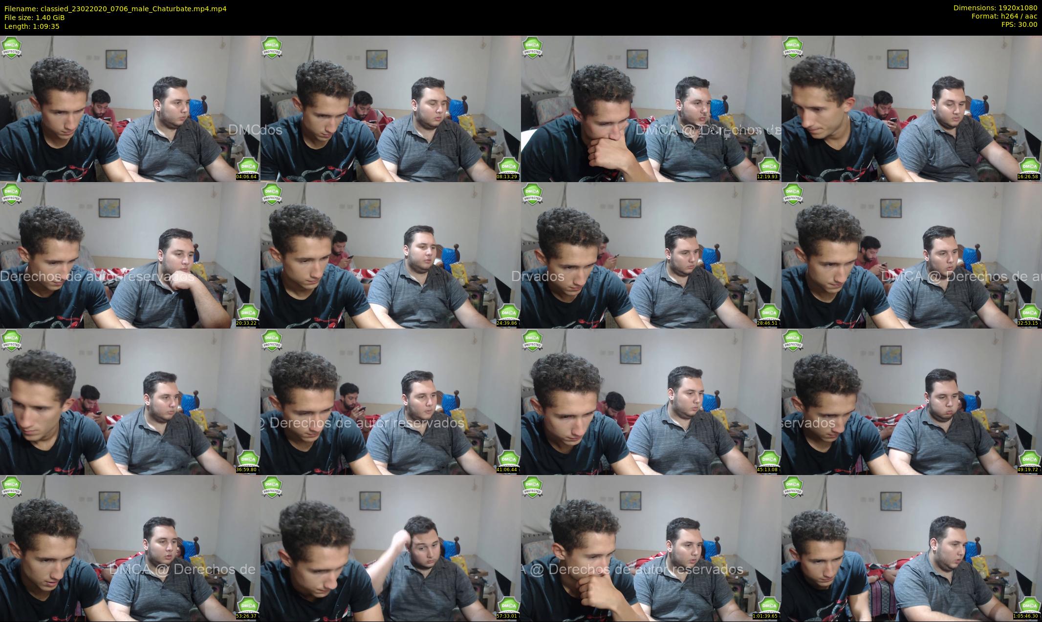 classied — 70 minute Chaturbate male cam show recording, 1080p, Feb 23, 2020