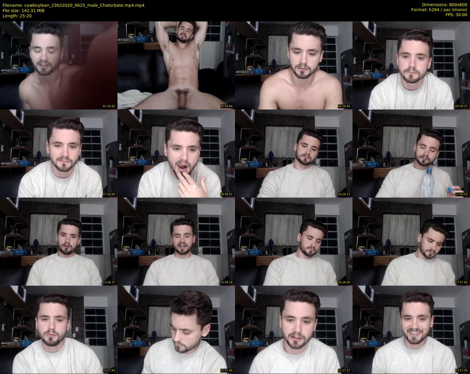 cowboylean — 26 minute Chaturbate male cam show recording, 480p, Feb 23, 2020