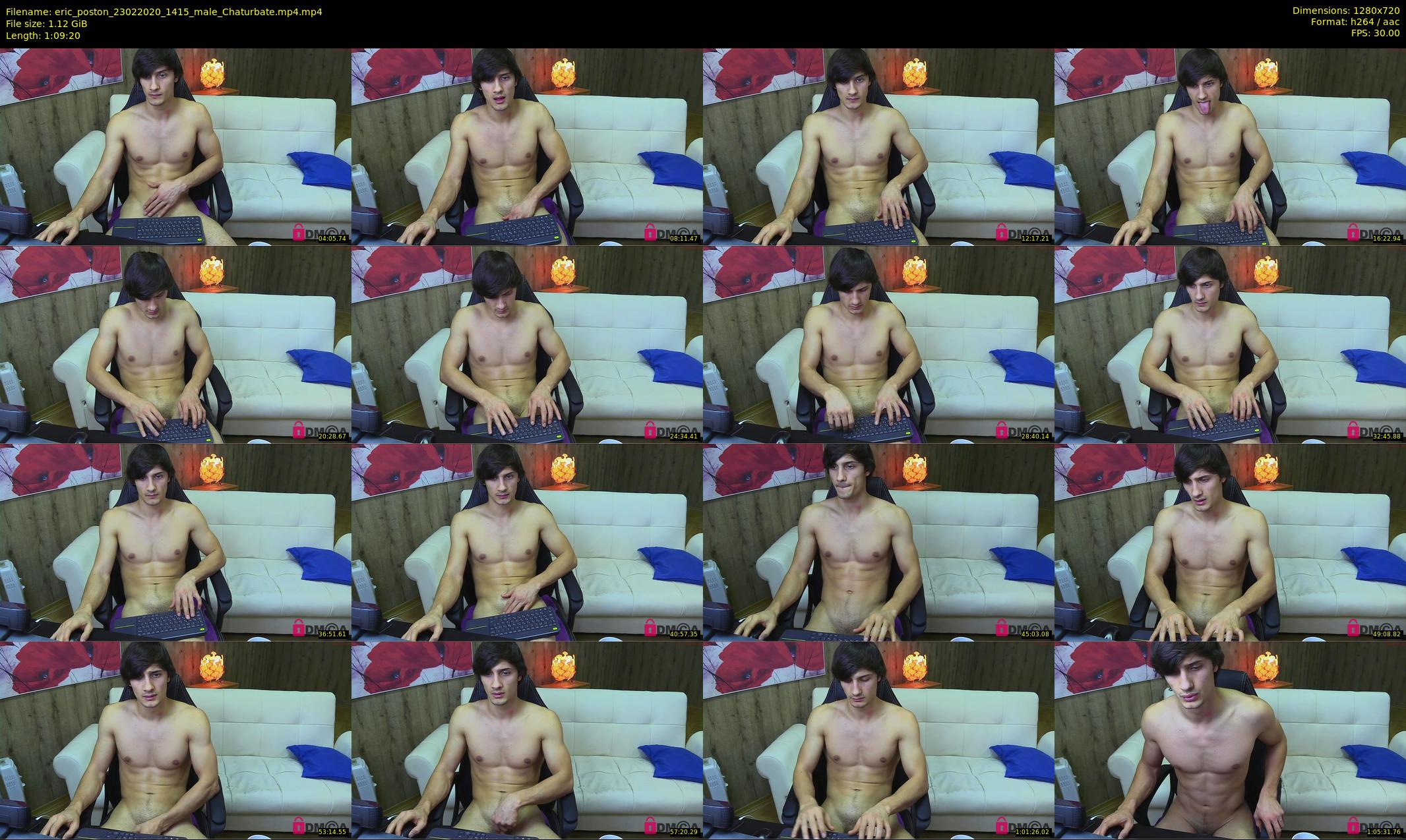 eric_poston — 70 minute Chaturbate male cam show recording, 720p, Feb 23, 2020