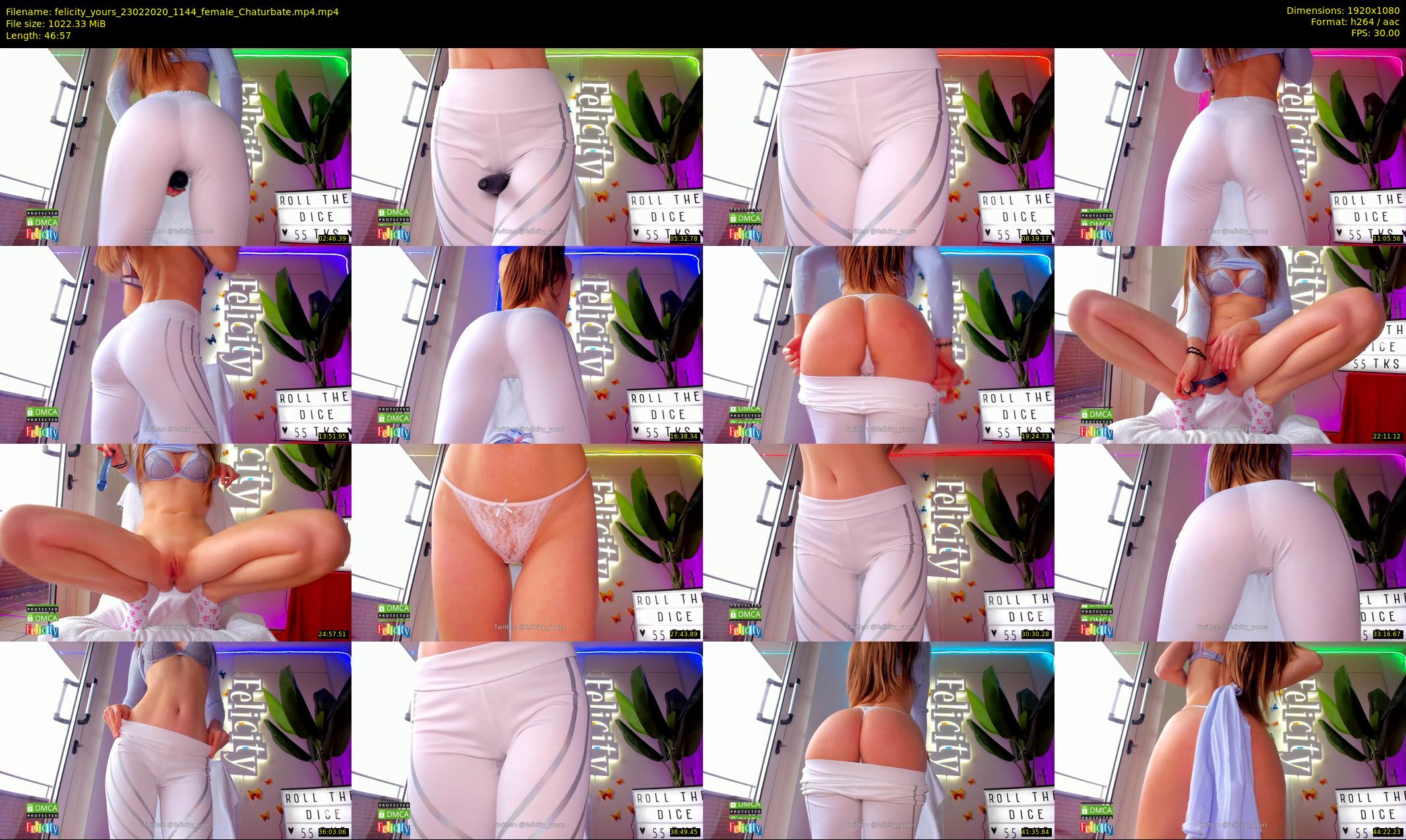 felicity_yours — 47 minute Chaturbate female cam show recording, 1080p, Feb 23, 2020