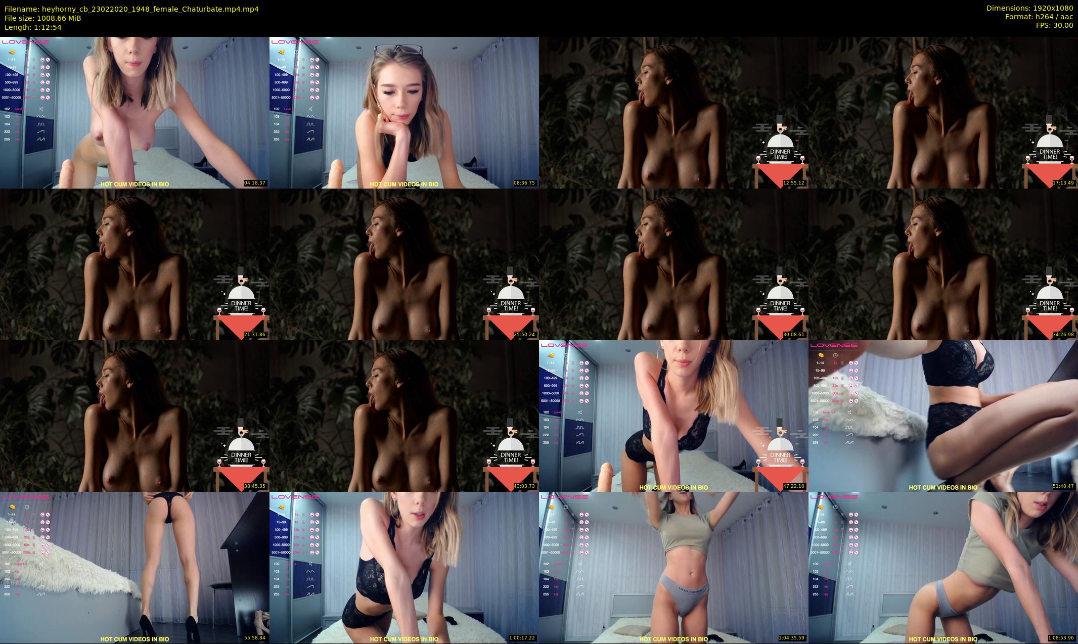heyhorny_cb — 73 minute Chaturbate couple cam show recording, 1080p, Feb 23, 2020