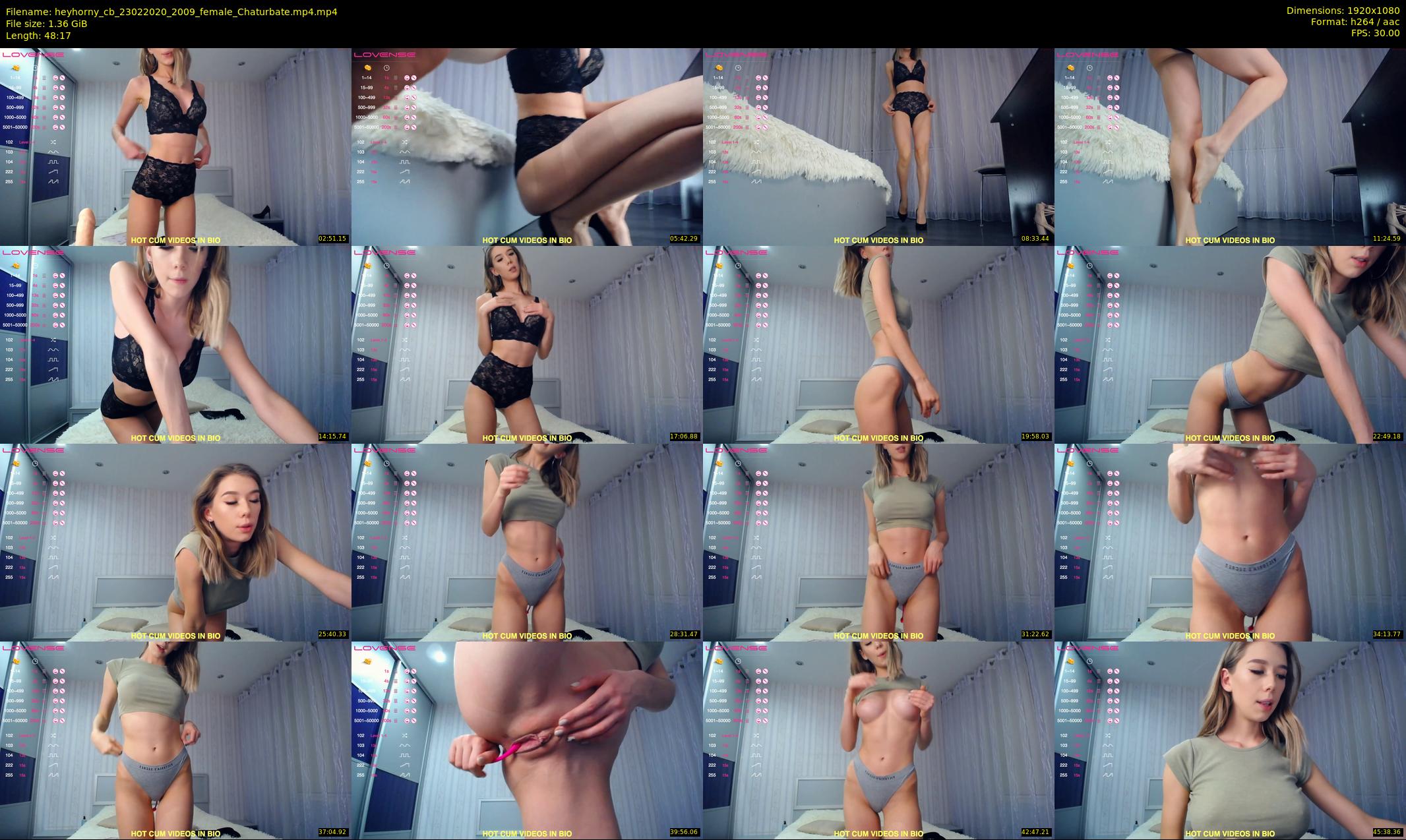 heyhorny_cb — 49 minute Chaturbate couple cam show recording, 1080p, Feb 23, 2020