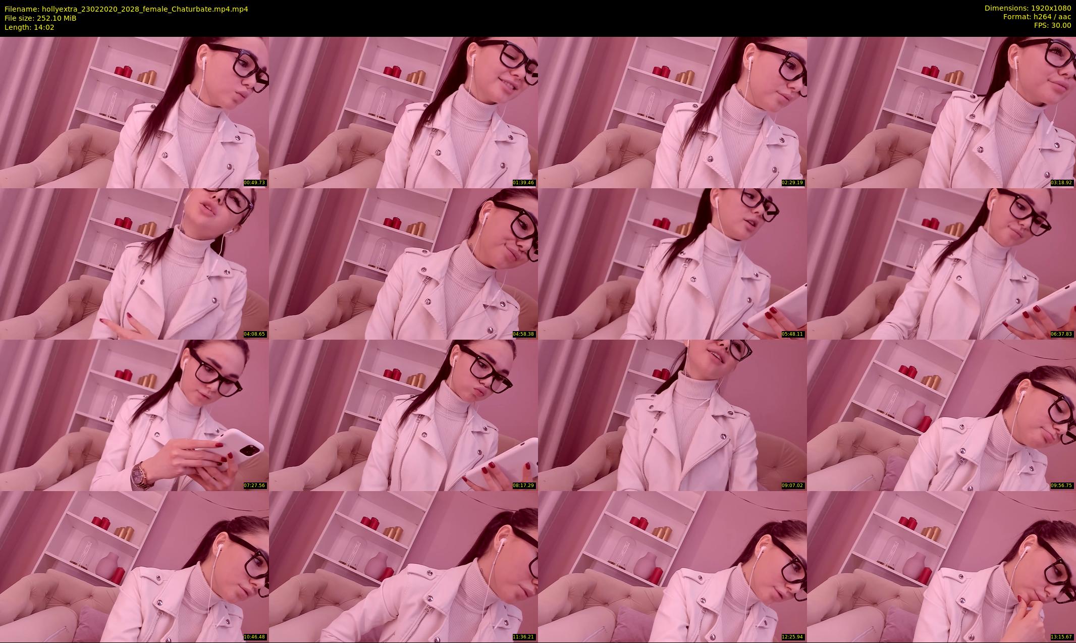hollyextra — 15 minute Chaturbate female cam show recording, 1080p, Feb 23, 2020