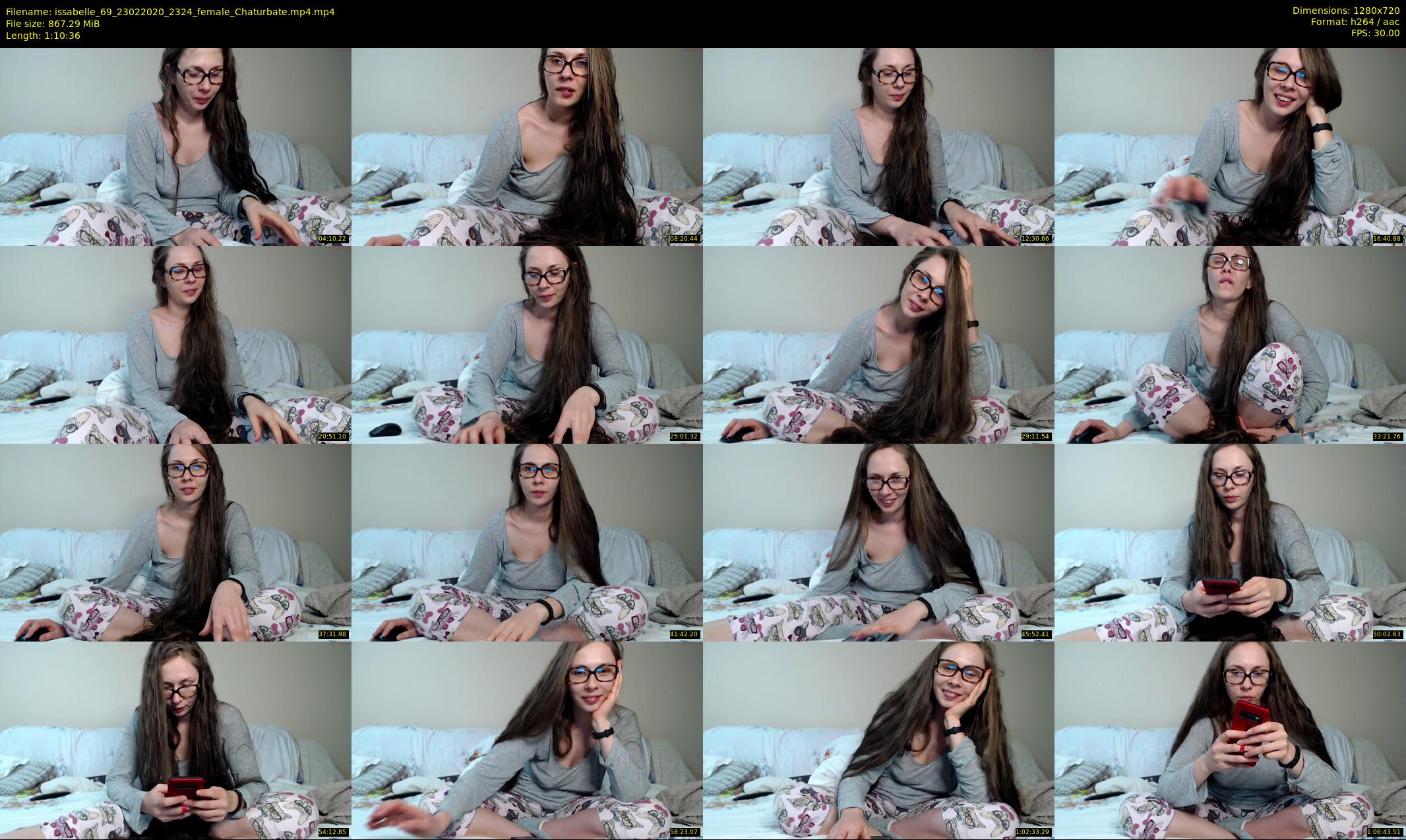 issabelle_69 — 71 minute Chaturbate couple cam show recording, 720p, Feb 23, 2020