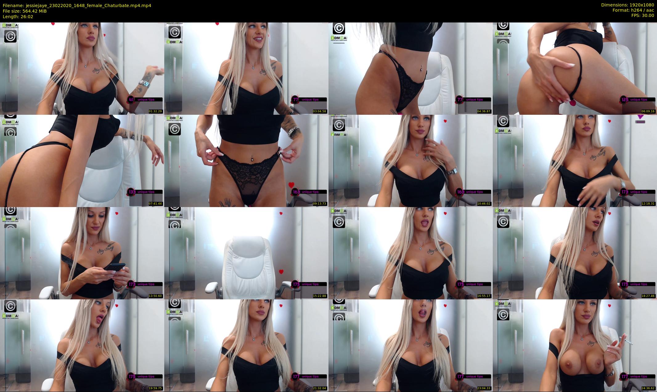 jessiejaye — 27 minute Chaturbate female cam show recording, 1080p, Feb 23, 2020