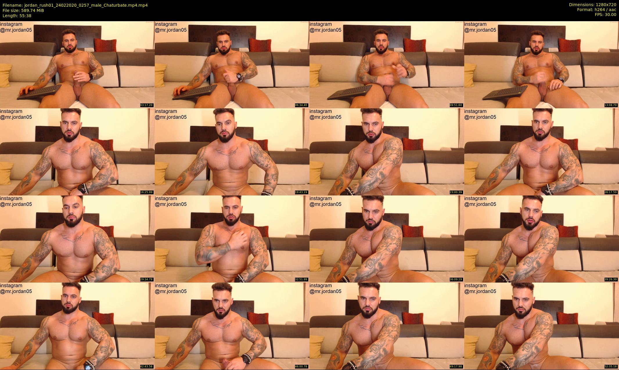 jordan_rush01 — 56 minute Chaturbate male cam show recording, 720p, Feb 24, 2020