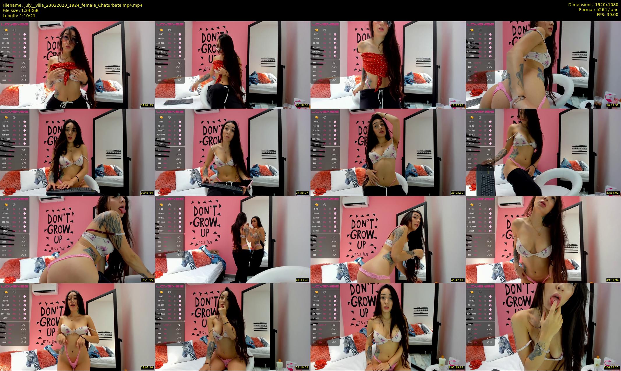 july__villa — 71 minute Chaturbate female cam show recording, 1080p, Feb 23, 2020