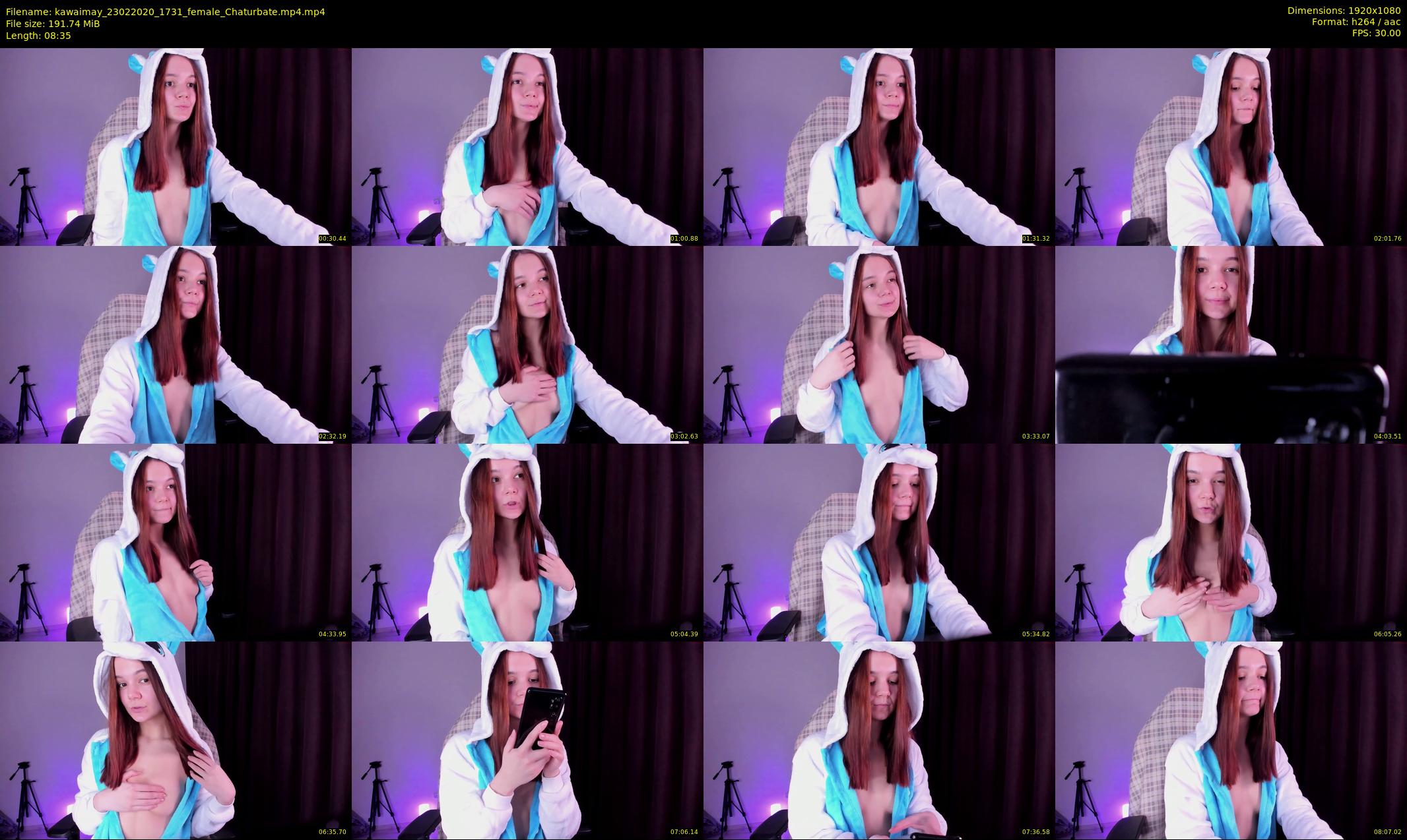 kawaimay — 9 minute Chaturbate female cam show recording, 1080p, Feb 23, 2020
